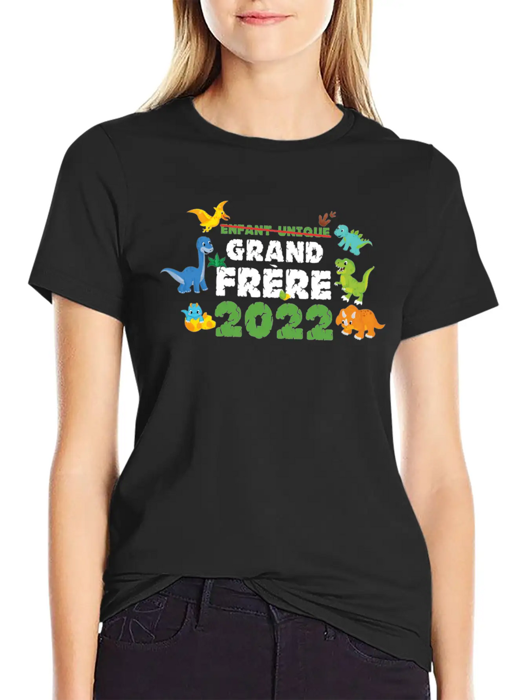 Big Brother Dino Dinosaur Big Brother 2022 Stylish Everyday T-Shirt – Unisex Basic Cotton Tee