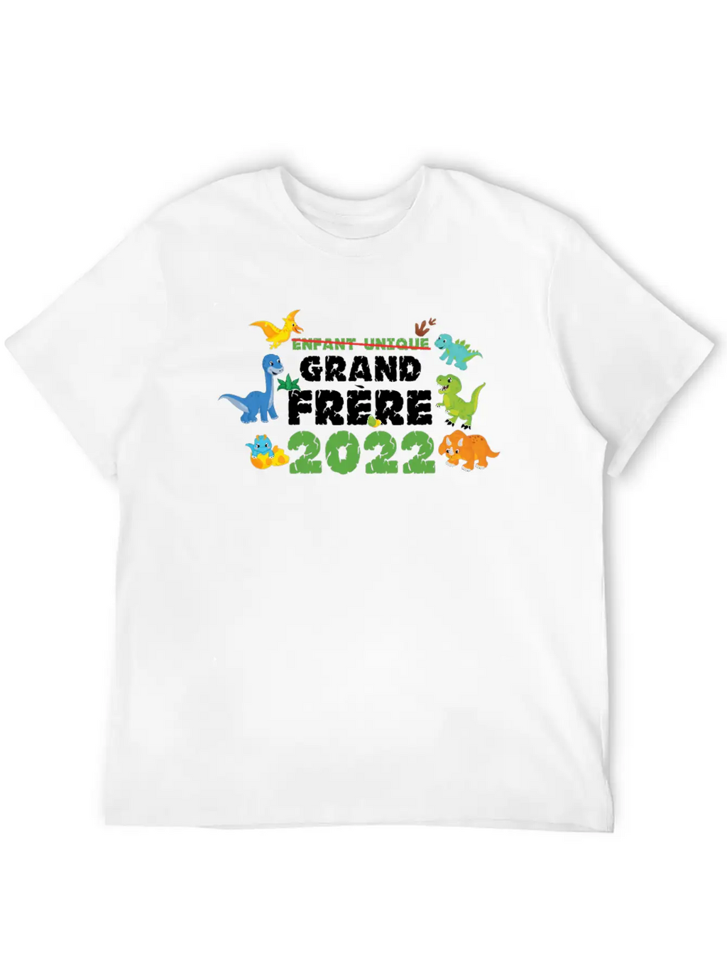 Big Brother Dino Dinosaur Big Brother 2022 Stylish Everyday T-Shirt – Unisex Basic Cotton Tee