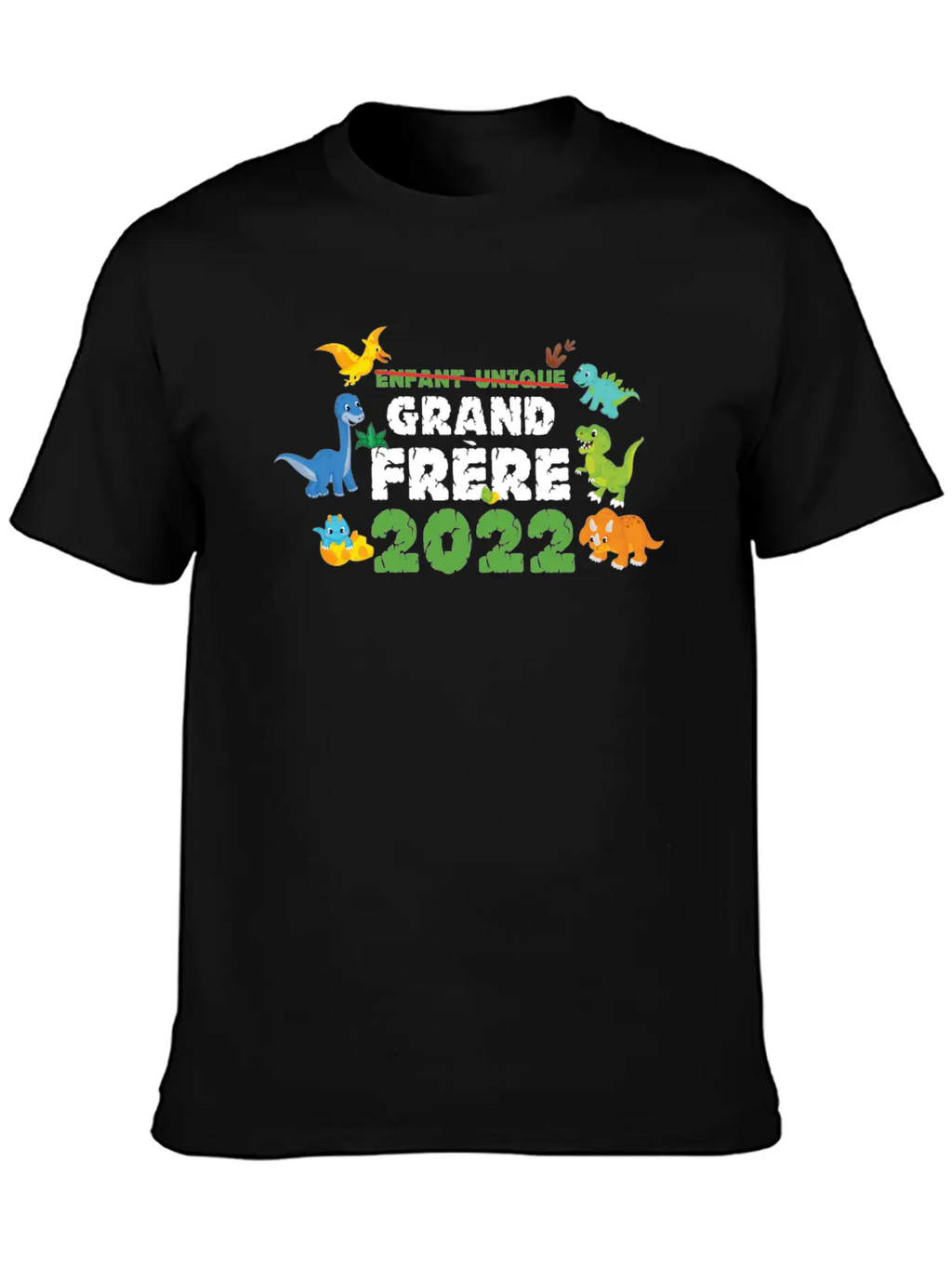 Big Brother Dino Dinosaur Big Brother 2022 Stylish Everyday T-Shirt – Unisex Basic Cotton Tee