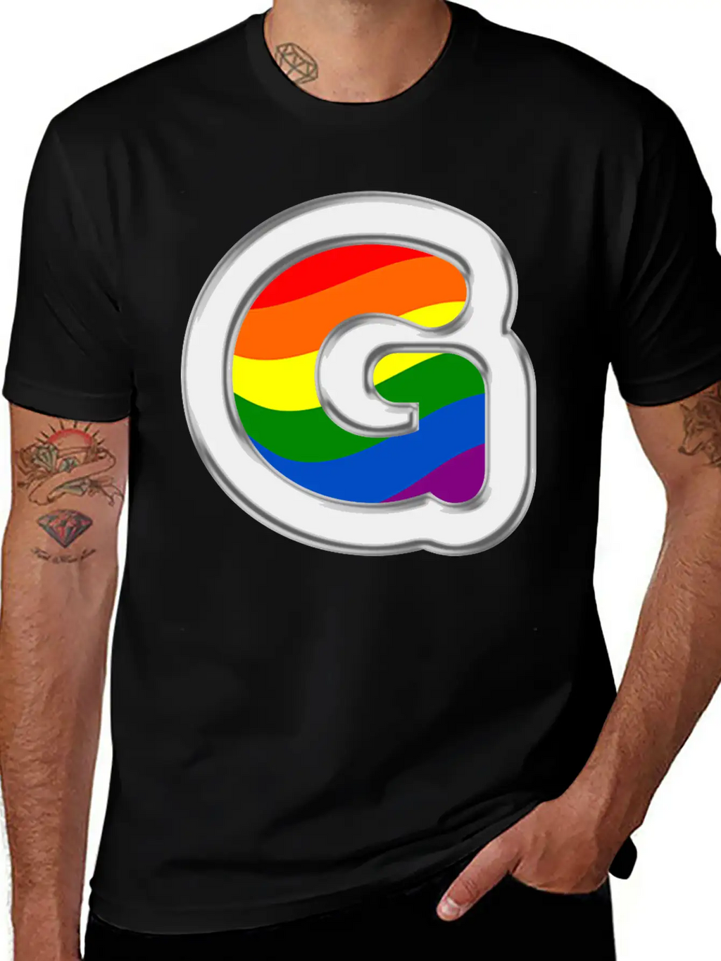 Big Chrome G Essential Cotton Tee For Daily Outfits – Unisex Style