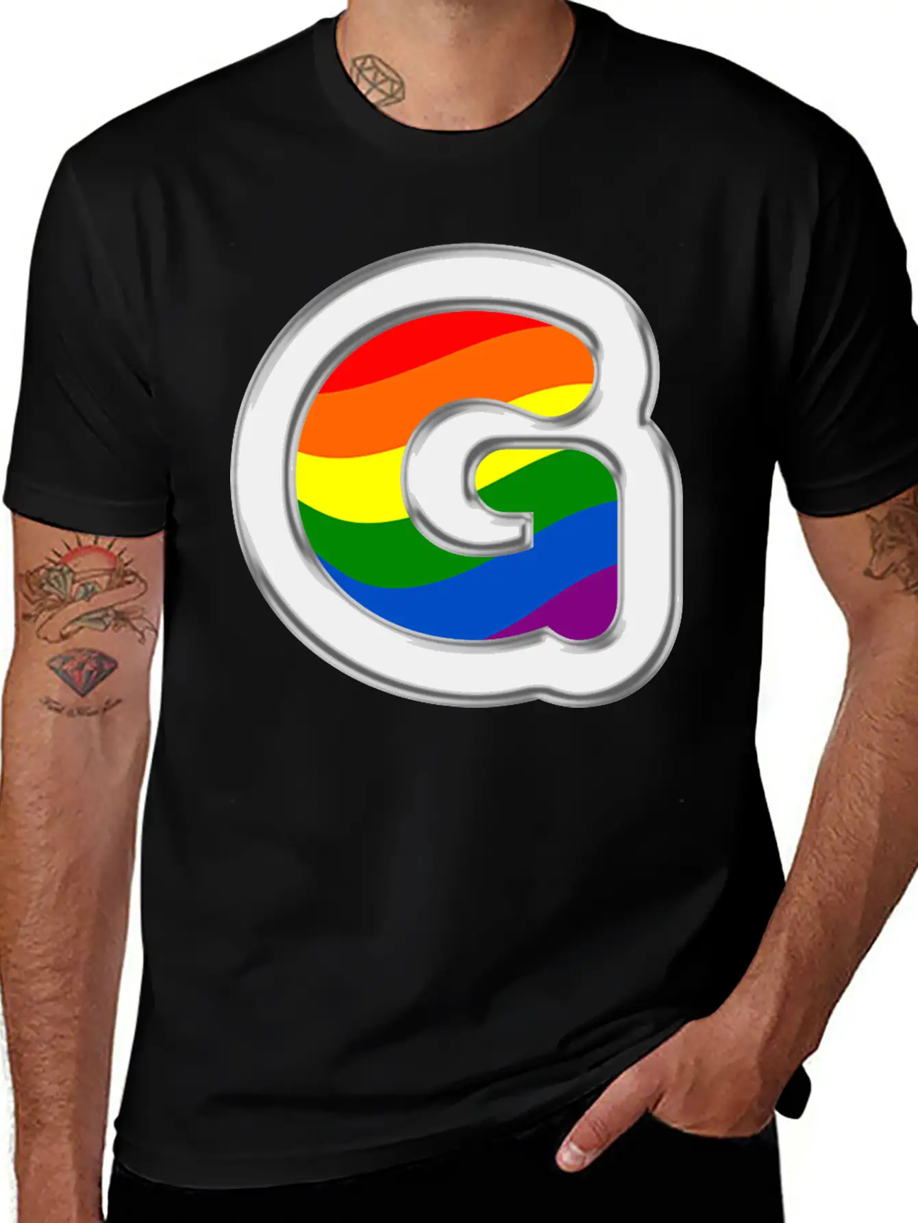 Big Chrome G Essential Cotton Tee For Daily Outfits – Unisex Style