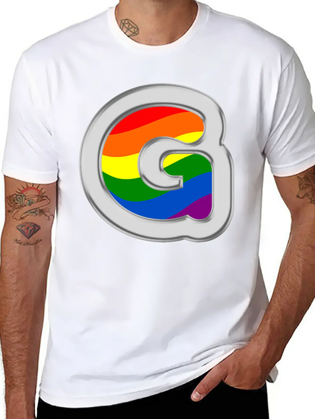 Big Chrome G Essential Cotton Tee For Daily Outfits – Unisex Style