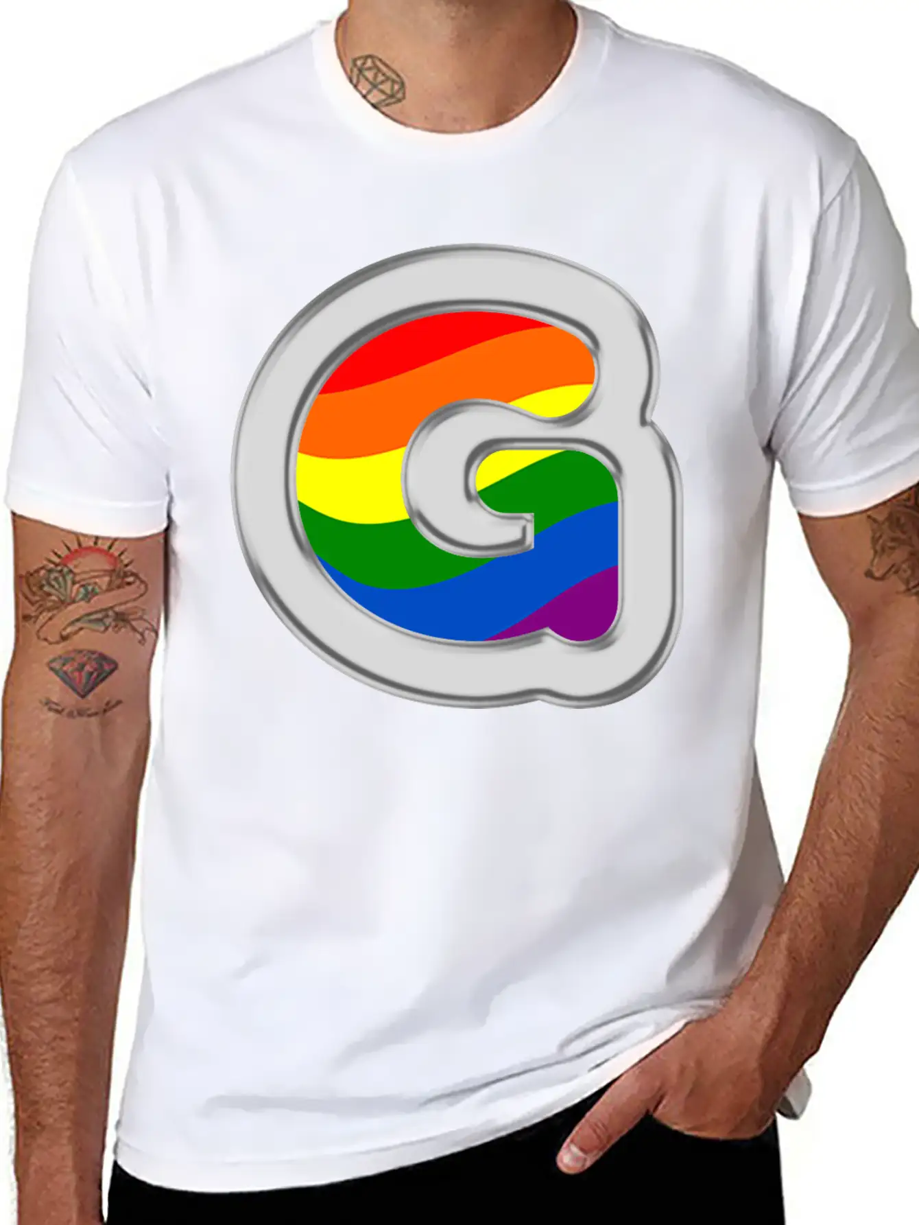 Big Chrome G Essential Cotton Tee For Daily Outfits – Unisex Style