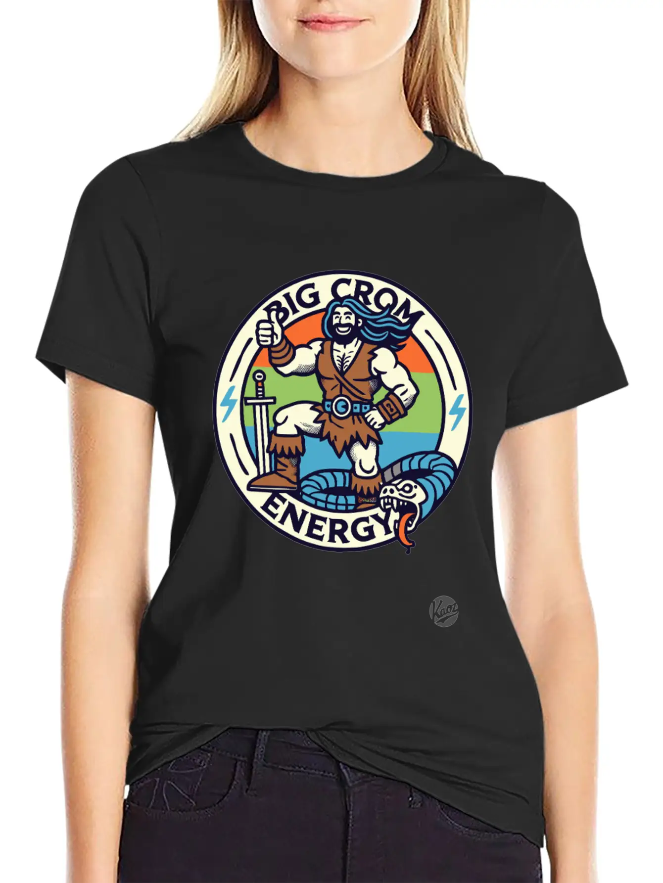 Big Crom Energy – Barbarian Thumbs Up Classic Cotton Tee – Unisex Comfort For Any Season