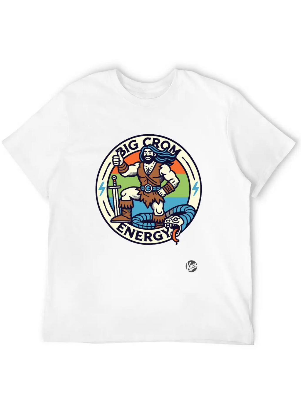 Big Crom Energy – Barbarian Thumbs Up Classic Cotton Tee – Unisex Comfort For Any Season