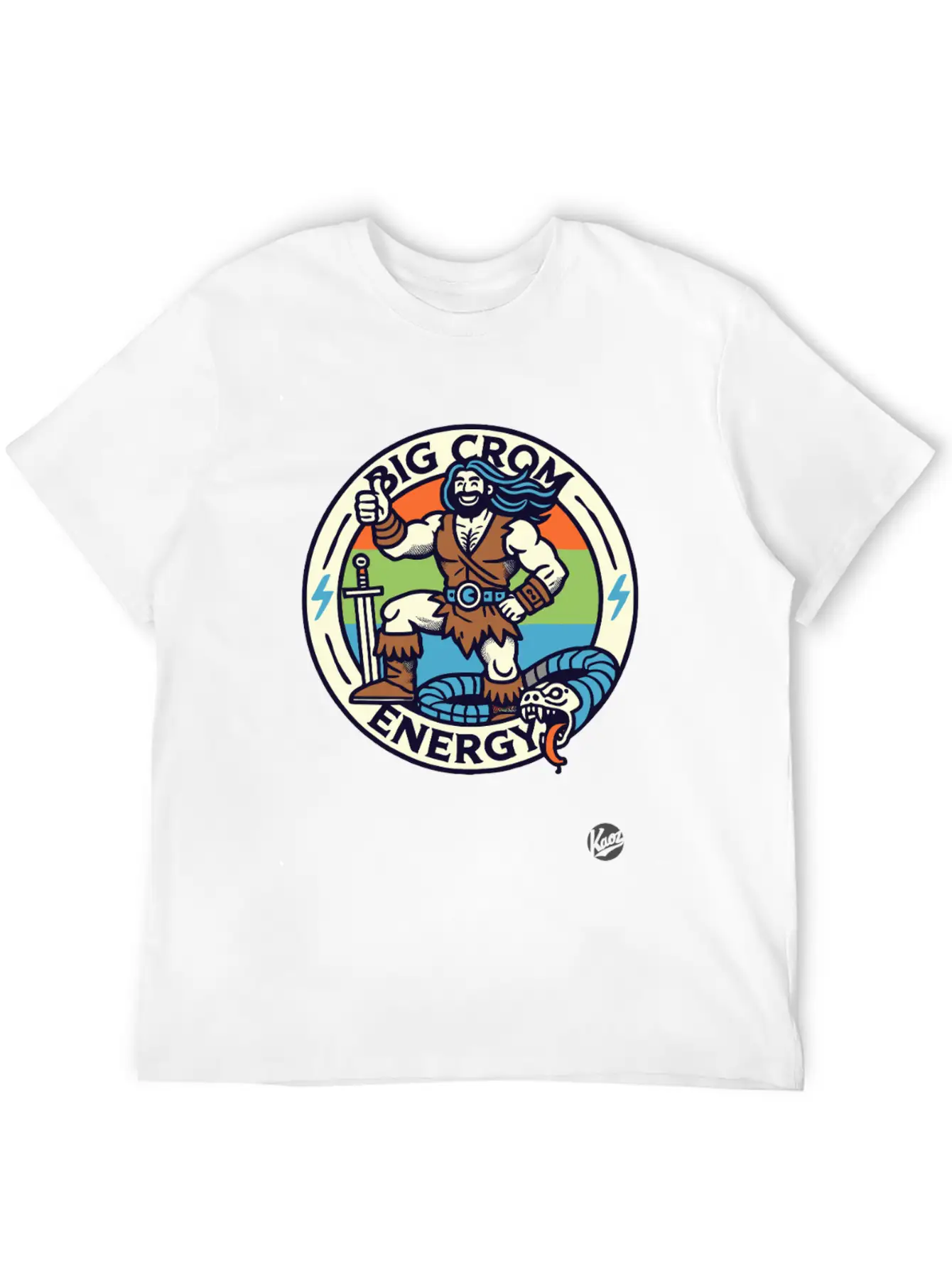 Big Crom Energy – Barbarian Thumbs Up Classic Cotton Tee – Unisex Comfort For Any Season