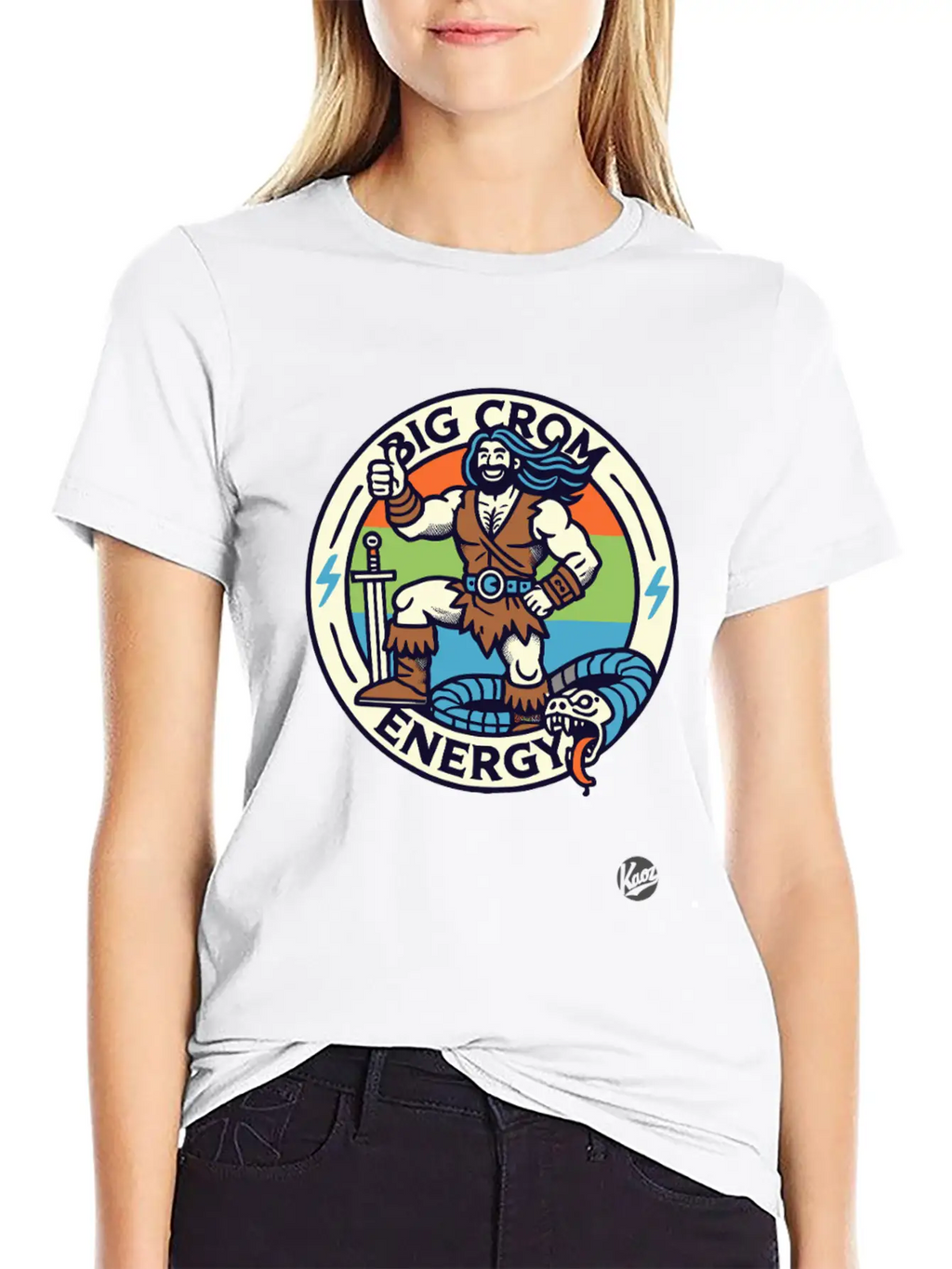 Big Crom Energy – Barbarian Thumbs Up Classic Cotton Tee – Unisex Comfort For Any Season