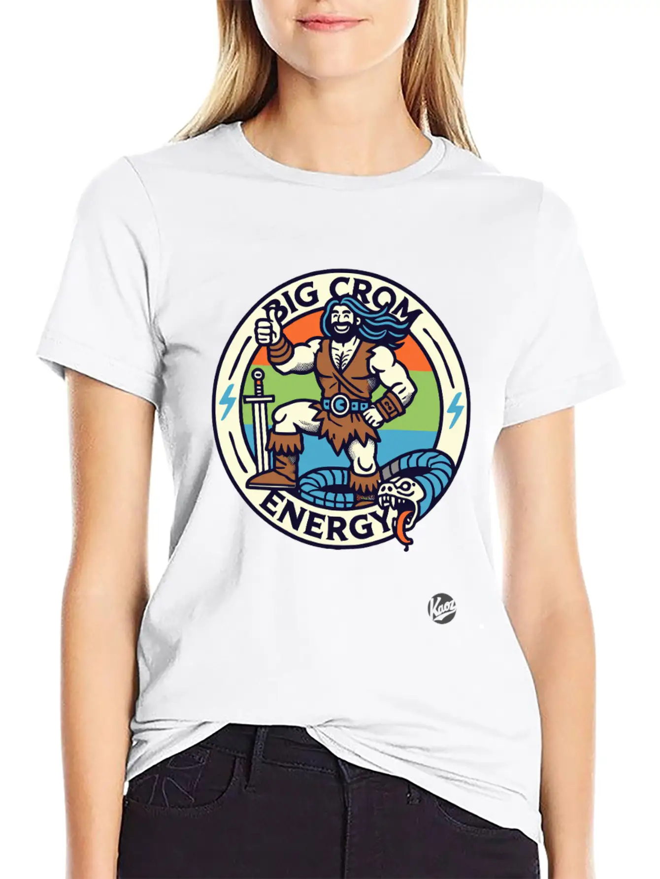 Big Crom Energy – Barbarian Thumbs Up Classic Cotton Tee – Unisex Comfort For Any Season