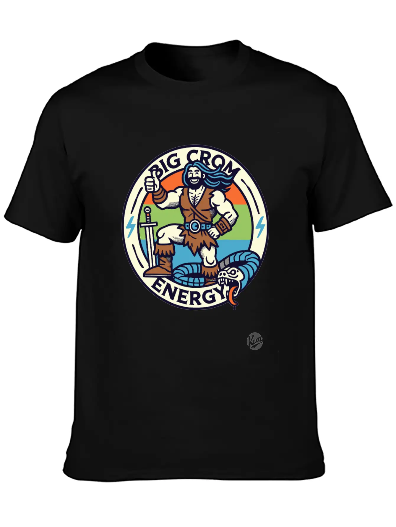 Big Crom Energy – Barbarian Thumbs Up Classic Cotton Tee – Unisex Comfort For Any Season
