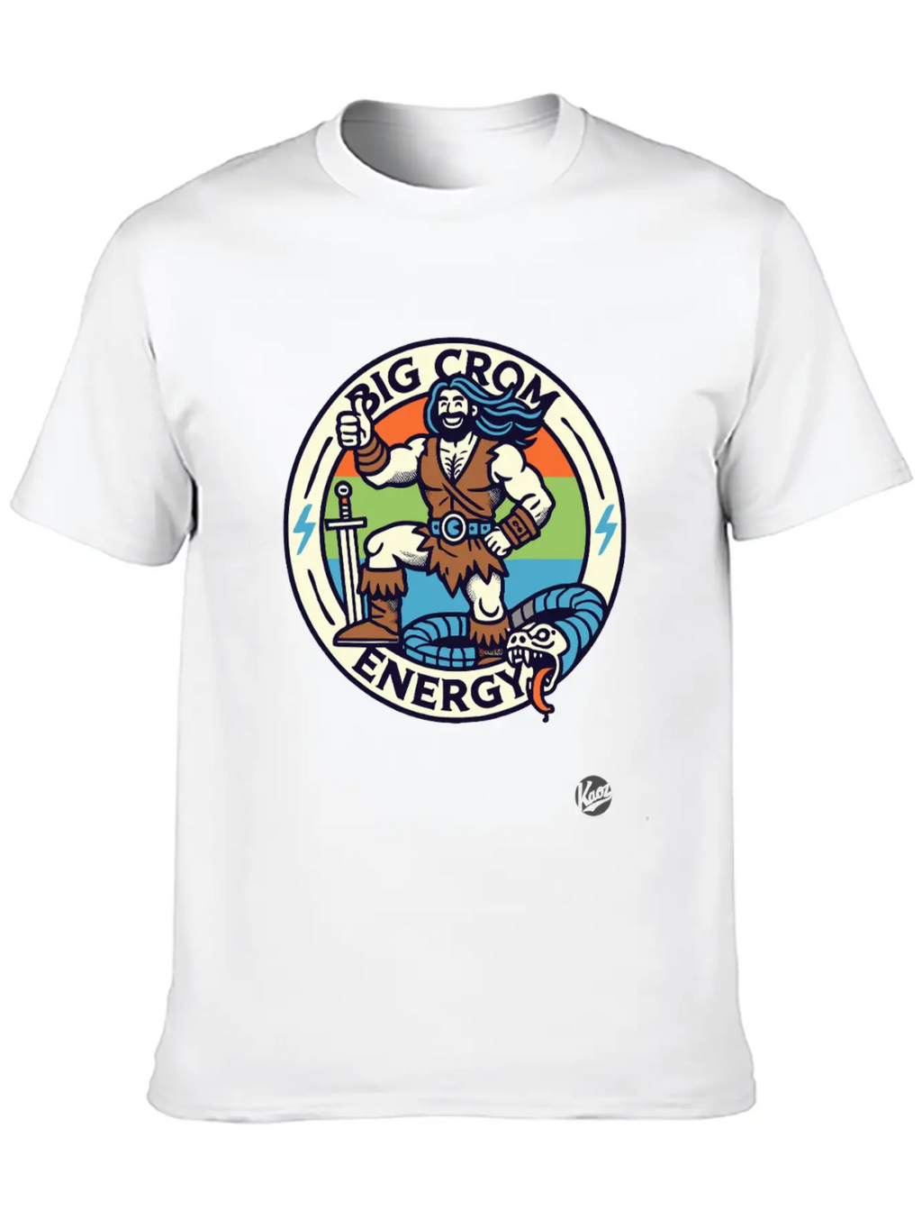 Big Crom Energy – Barbarian Thumbs Up Classic Cotton Tee – Unisex Comfort For Any Season