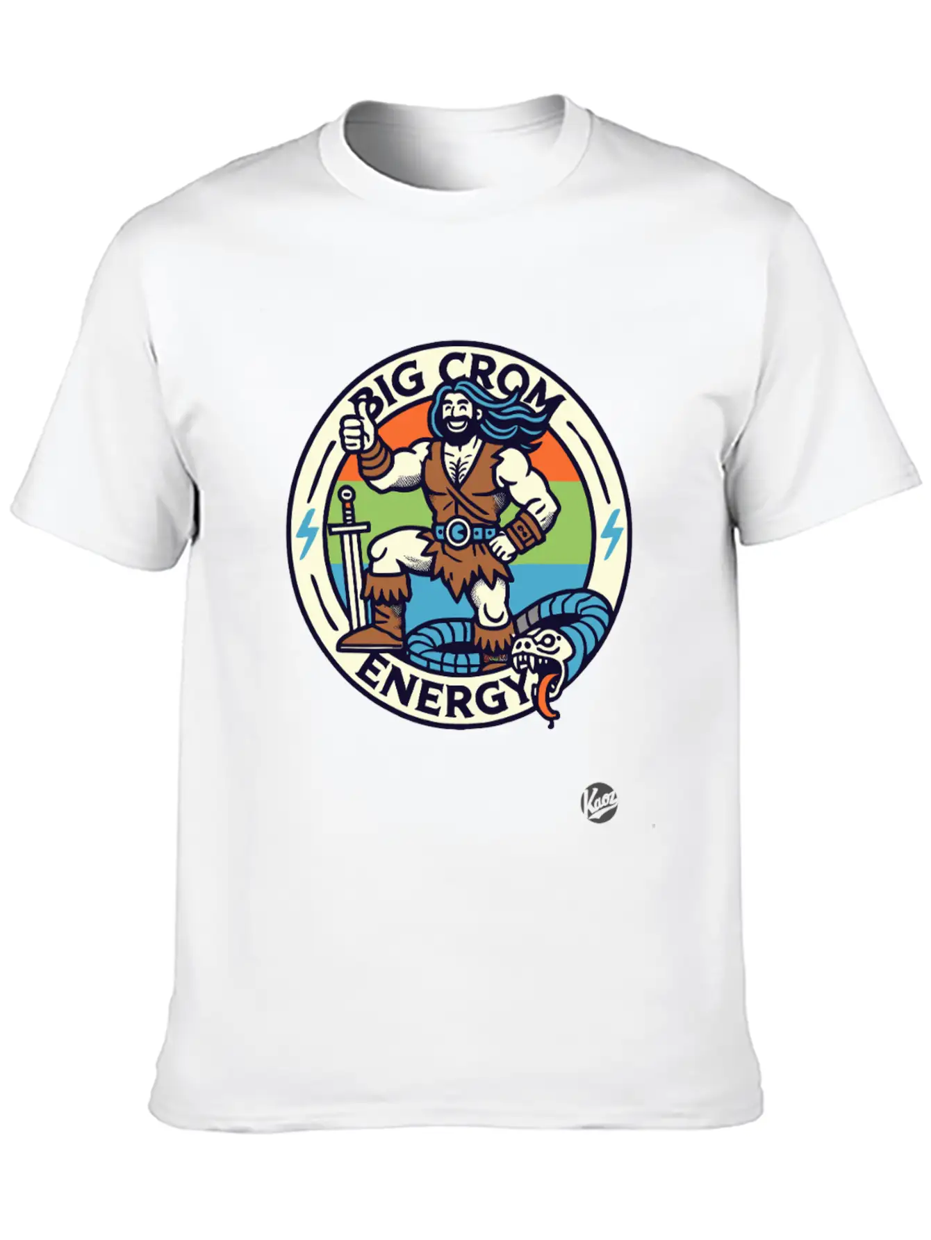 Big Crom Energy – Barbarian Thumbs Up Classic Cotton Tee – Unisex Comfort For Any Season