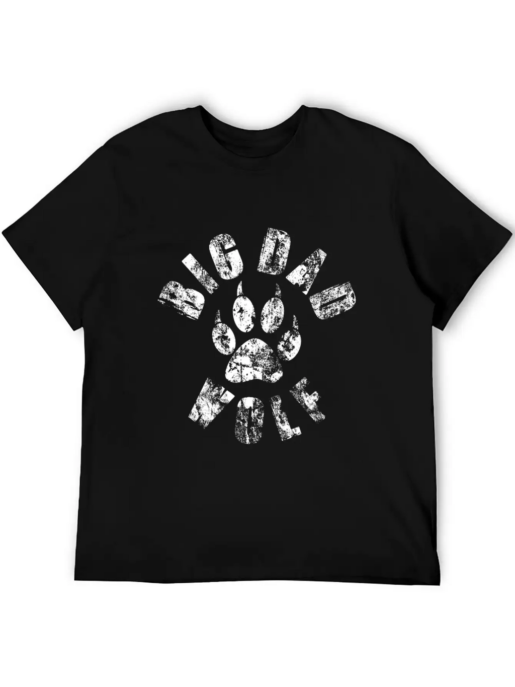 Big Dad Wolf Paw Vintage Funny Novelty Gifts Classic Cotton Tee – Unisex Comfort For Any Season