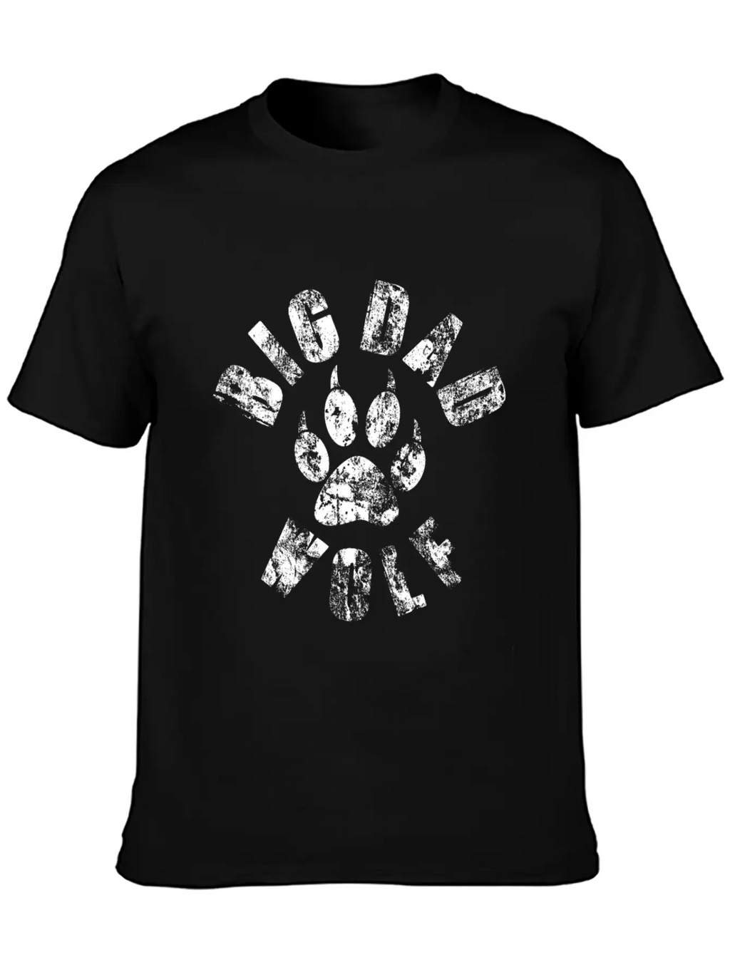 Big Dad Wolf Paw Vintage Funny Novelty Gifts Classic Cotton Tee – Unisex Comfort For Any Season
