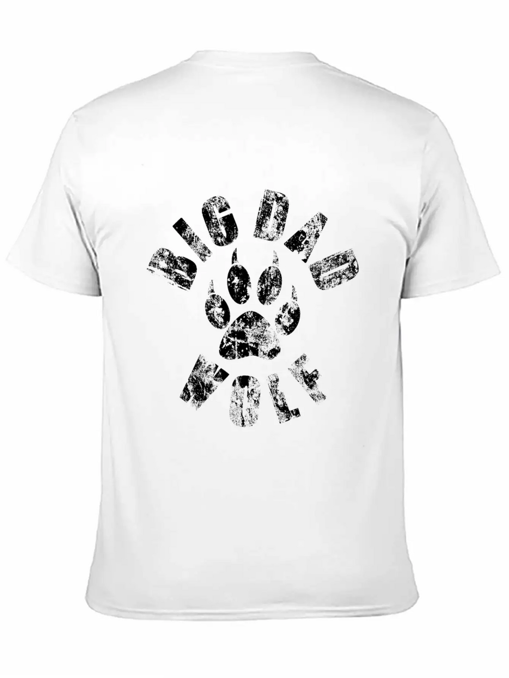 Big Dad Wolf Paw Vintage Funny Novelty Gifts Classic Cotton Tee – Unisex Comfort For Any Season