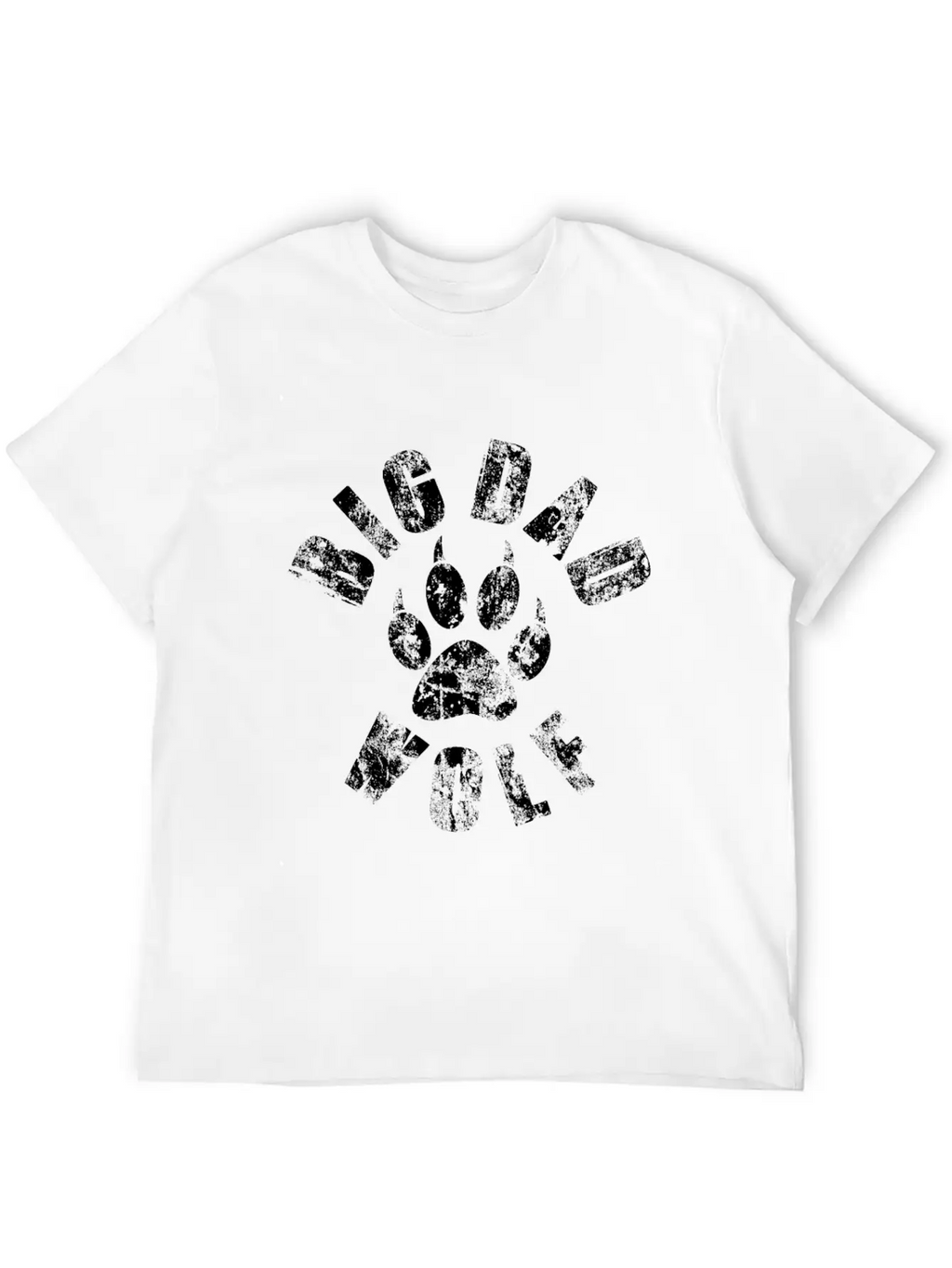Big Dad Wolf Paw Vintage Funny Novelty Gifts Classic Cotton Tee – Unisex Comfort For Any Season