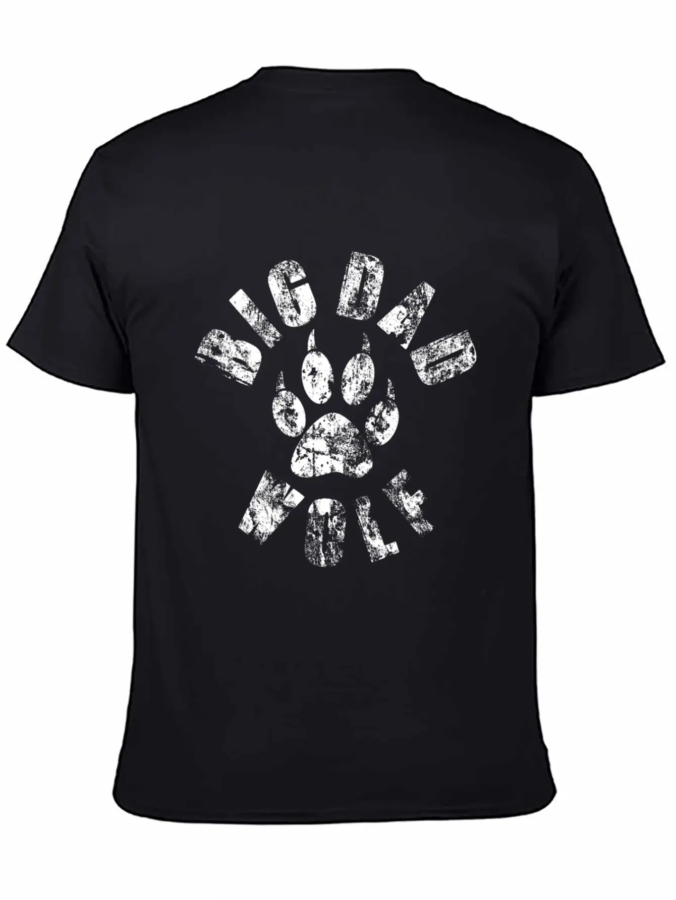 Big Dad Wolf Paw Vintage Funny Novelty Gifts Classic Cotton Tee – Unisex Comfort For Any Season