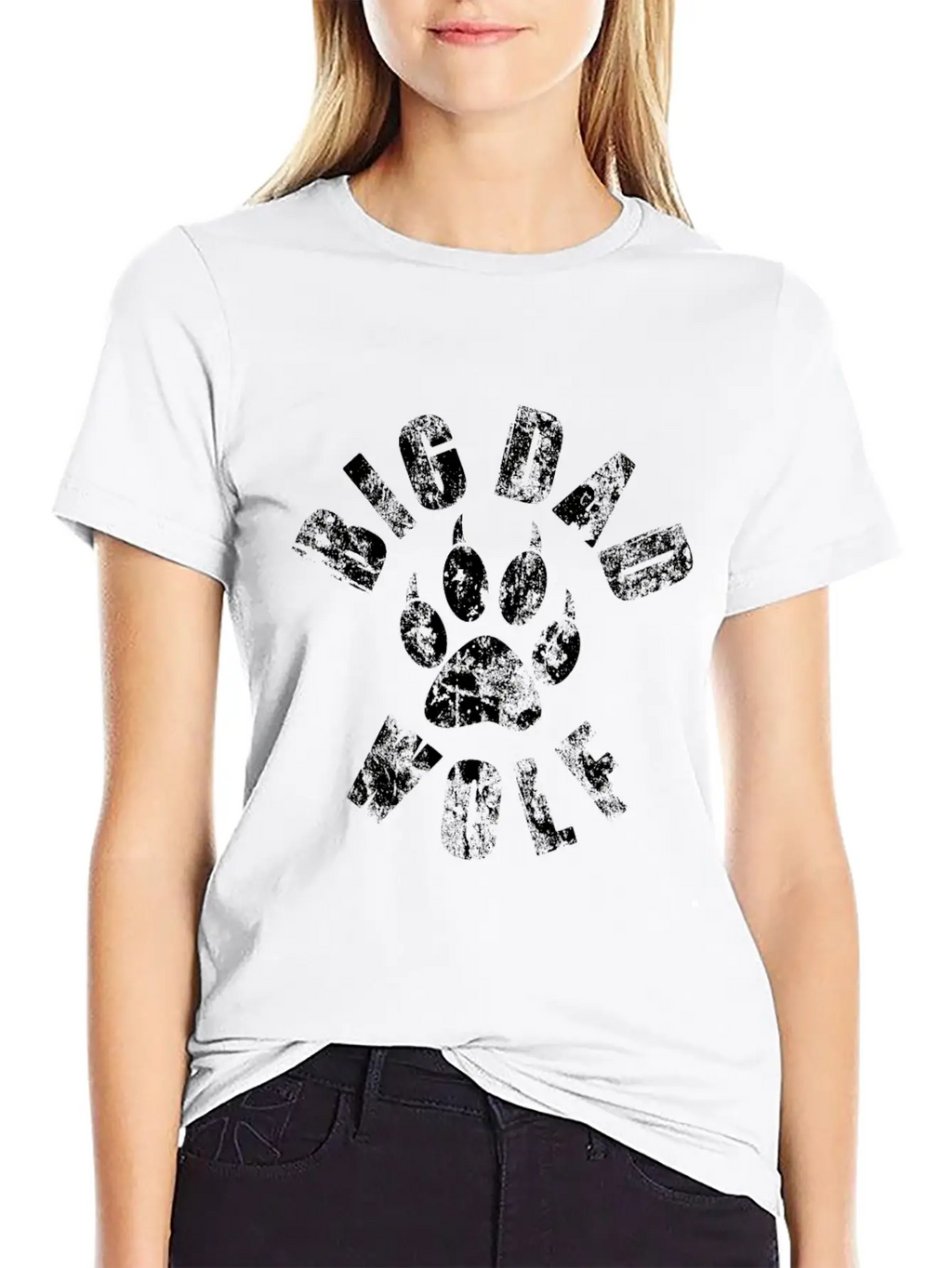Big Dad Wolf Paw Vintage Funny Novelty Gifts Classic Cotton Tee – Unisex Comfort For Any Season