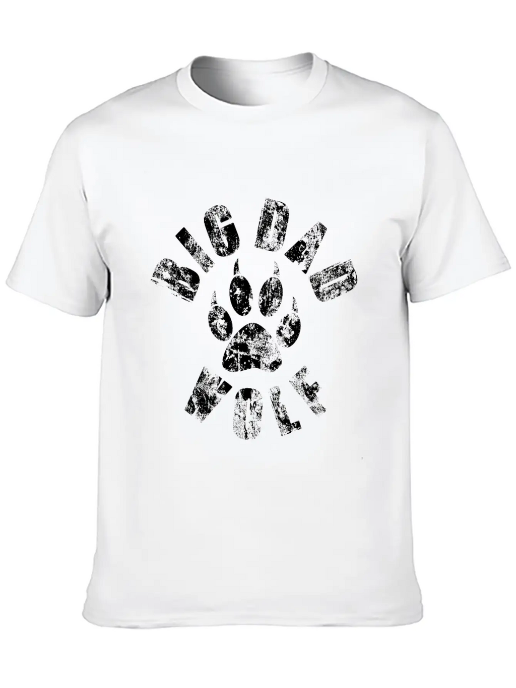 Big Dad Wolf Paw Vintage Funny Novelty Gifts Classic Cotton Tee – Unisex Comfort For Any Season