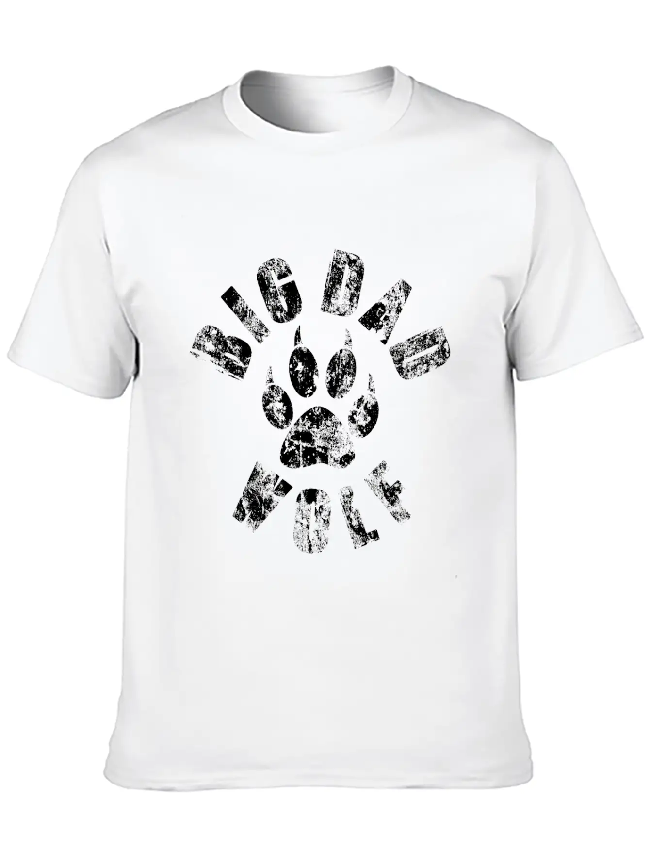 Big Dad Wolf Paw Vintage Funny Novelty Gifts Classic Cotton Tee – Unisex Comfort For Any Season