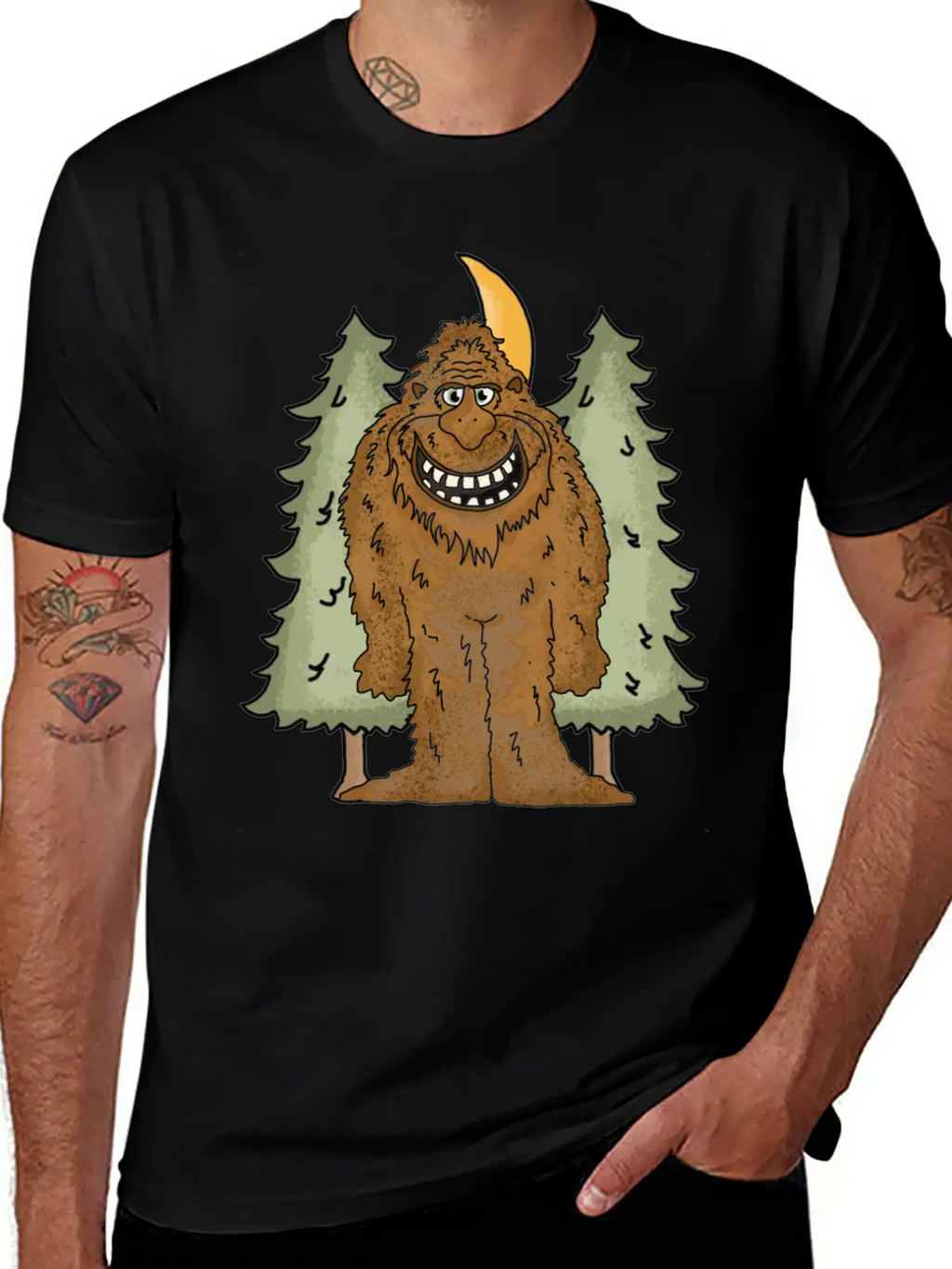 Bigfoot Basic Graphic T-Shirt – Daily Comfort In Soft Cotton