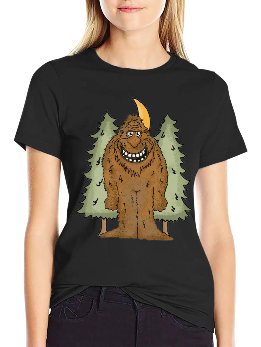 Bigfoot Basic Graphic T-Shirt – Daily Comfort In Soft Cotton