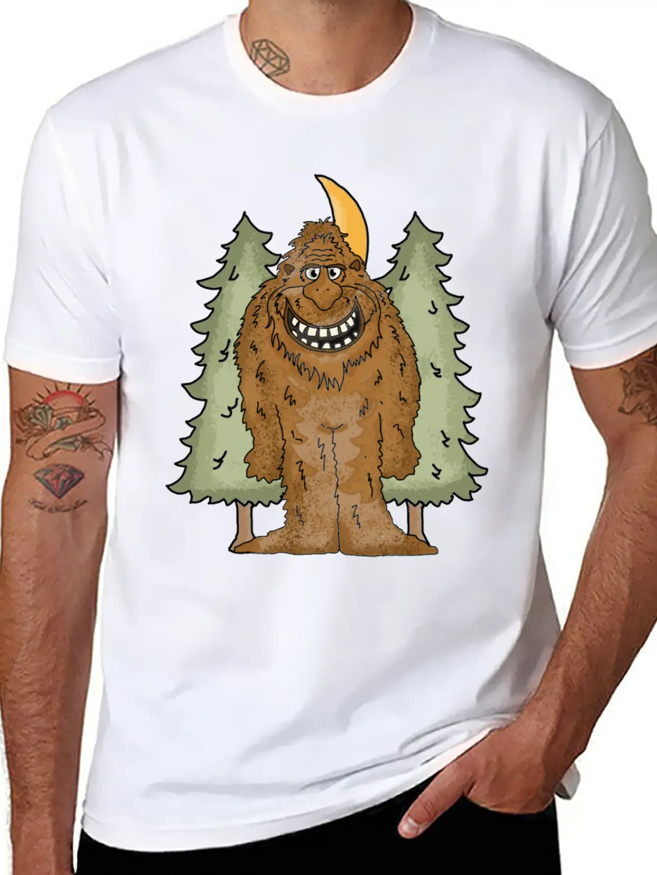 Bigfoot Basic Graphic T-Shirt – Daily Comfort In Soft Cotton