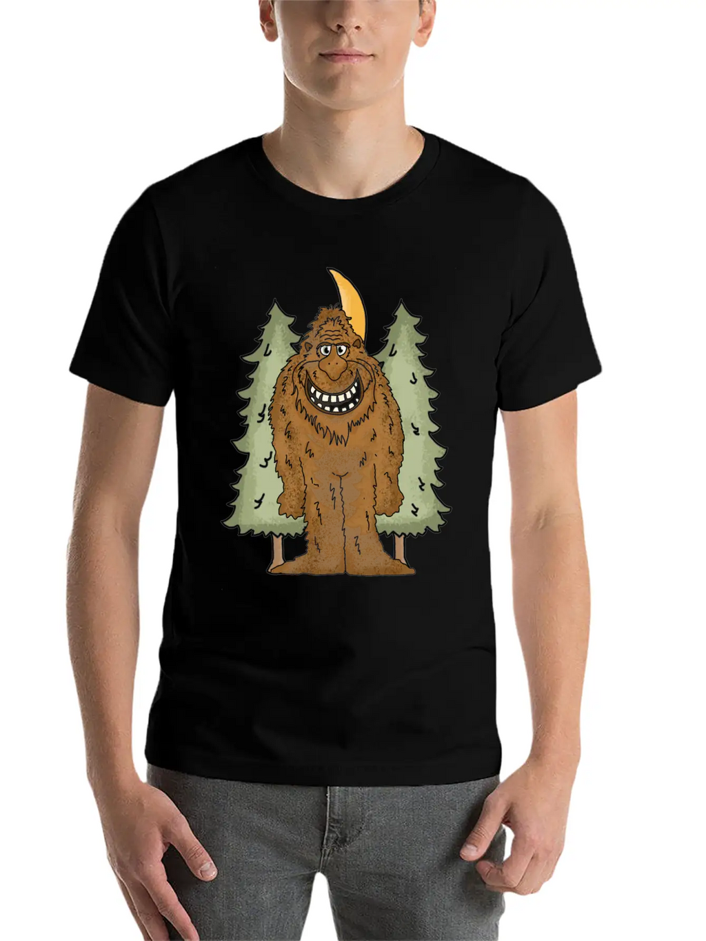 Bigfoot Basic Graphic T-Shirt – Daily Comfort In Soft Cotton