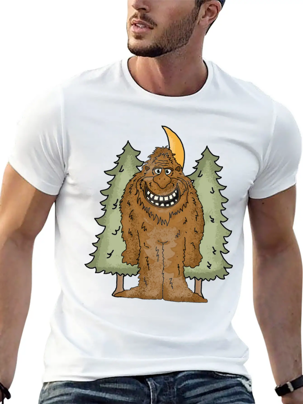 Bigfoot Basic Graphic T-Shirt – Daily Comfort In Soft Cotton