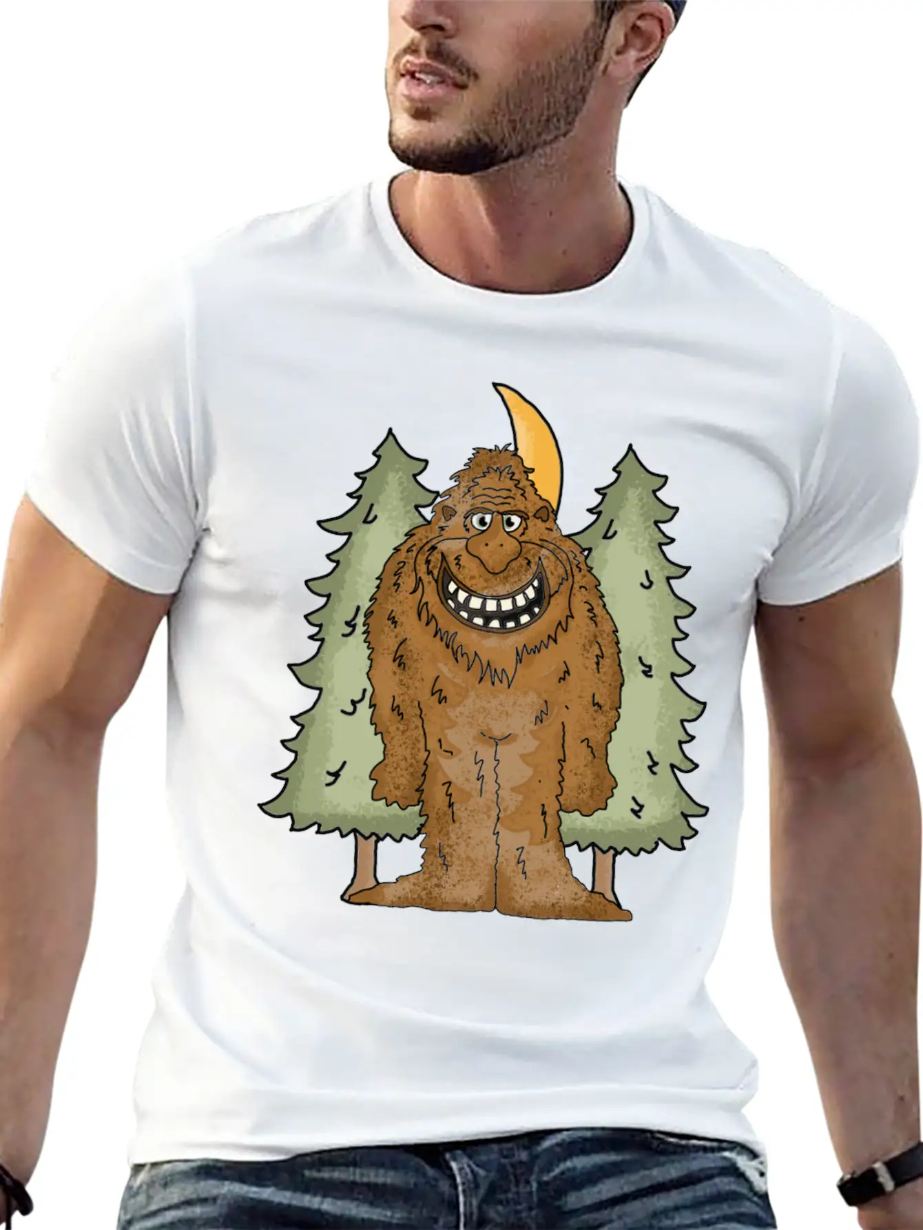 Bigfoot Basic Graphic T-Shirt – Daily Comfort In Soft Cotton