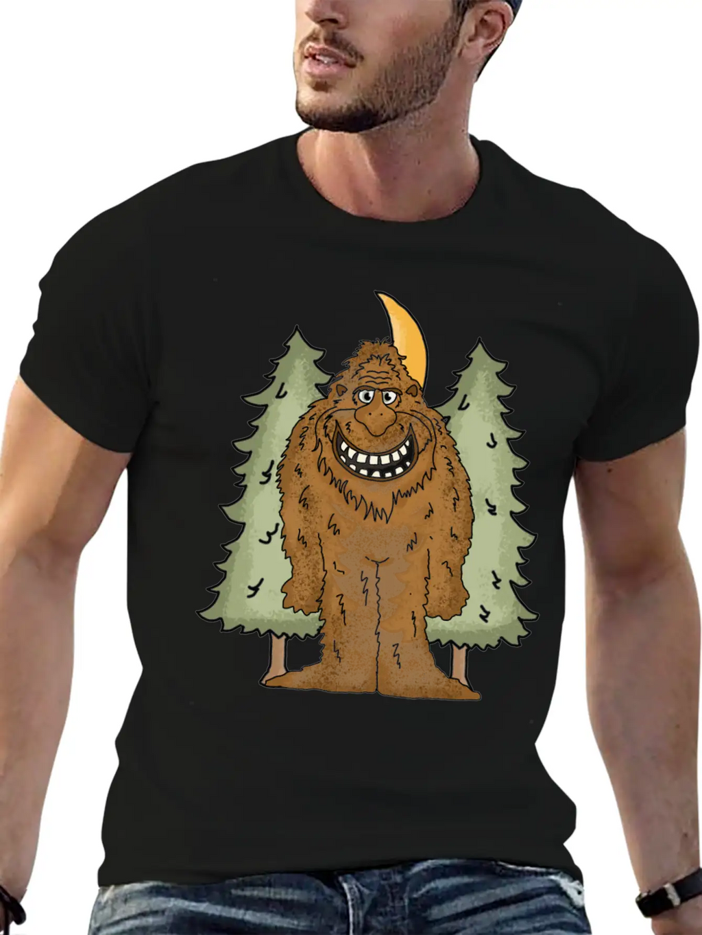 Bigfoot Basic Graphic T-Shirt – Daily Comfort In Soft Cotton