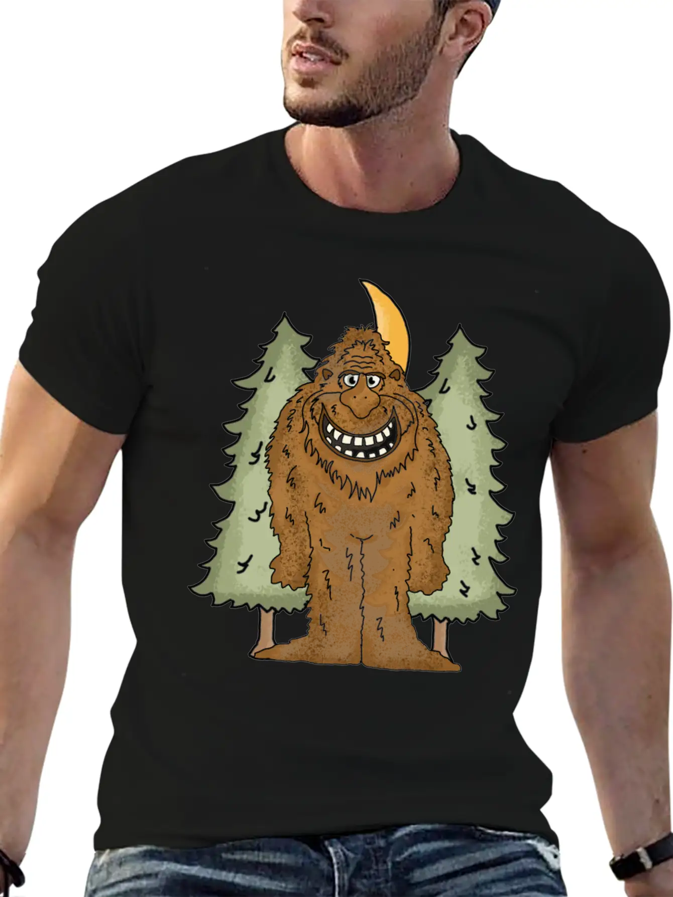 Bigfoot Basic Graphic T-Shirt – Daily Comfort In Soft Cotton