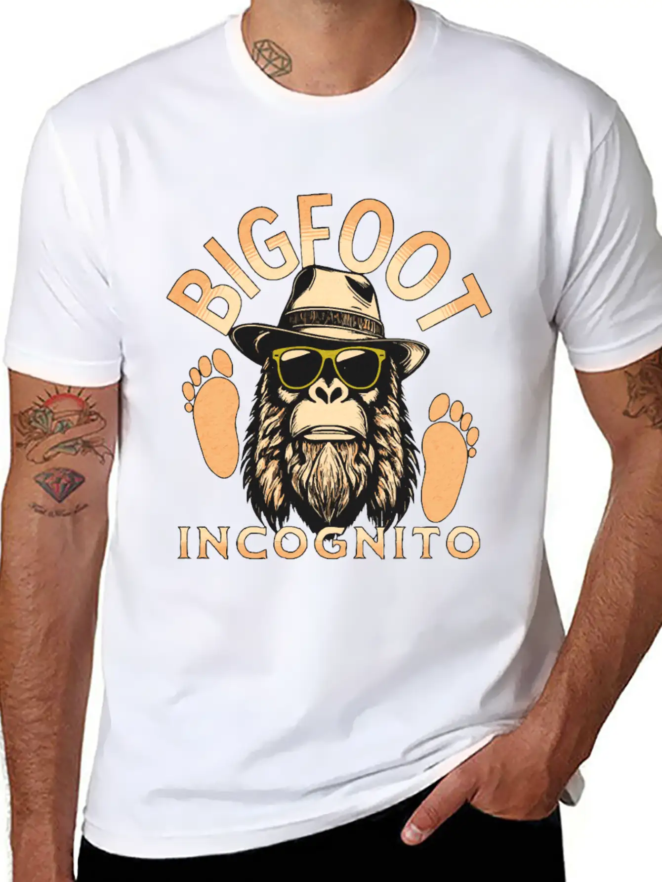 Bigfoot Incognito Relaxed Everyday Tee – Lightweight And Durable Cotton