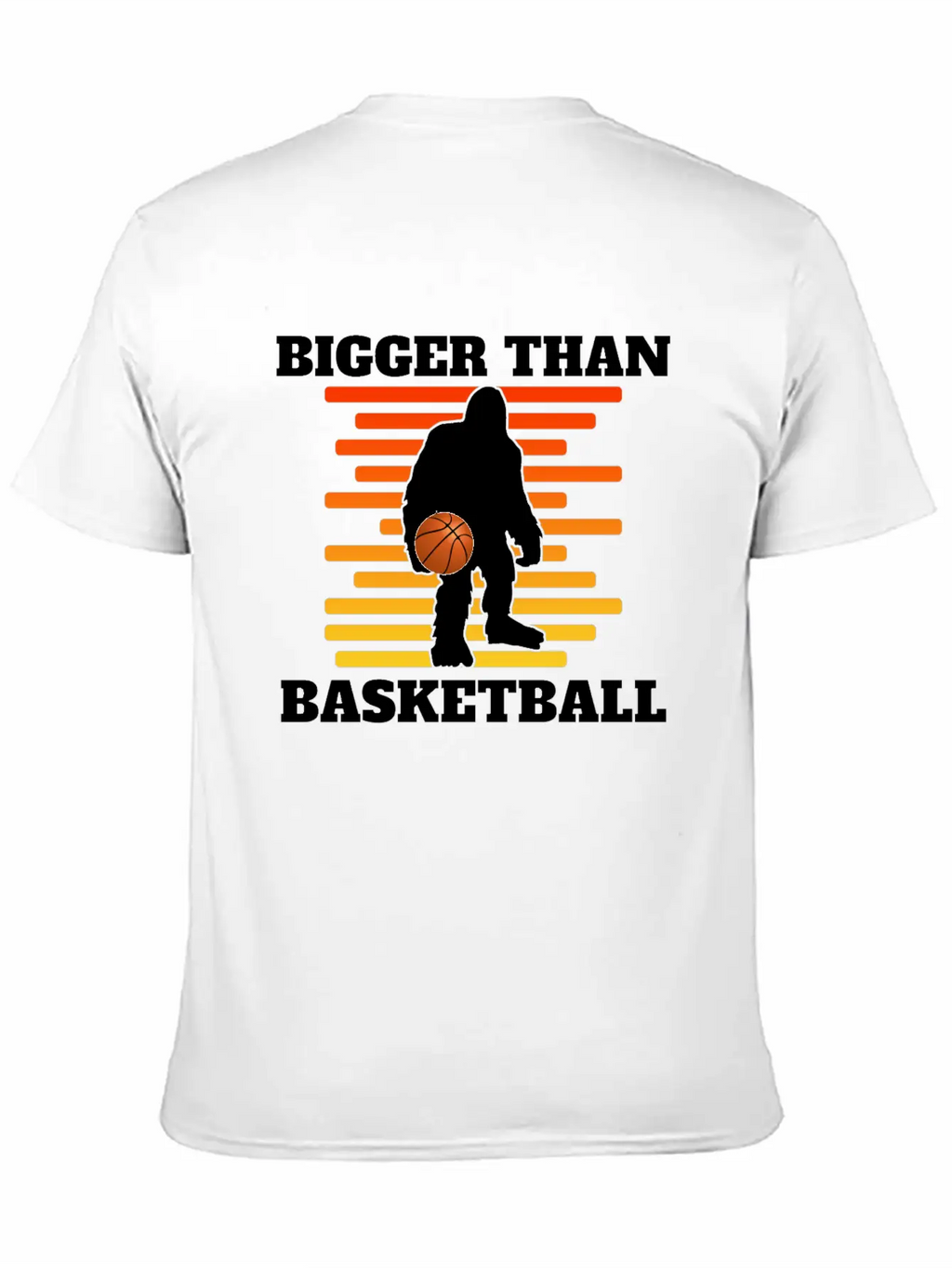 Bigger Than Basketball (Yeti) Breathable Graphic T-Shirt – Perfect For Casual Days