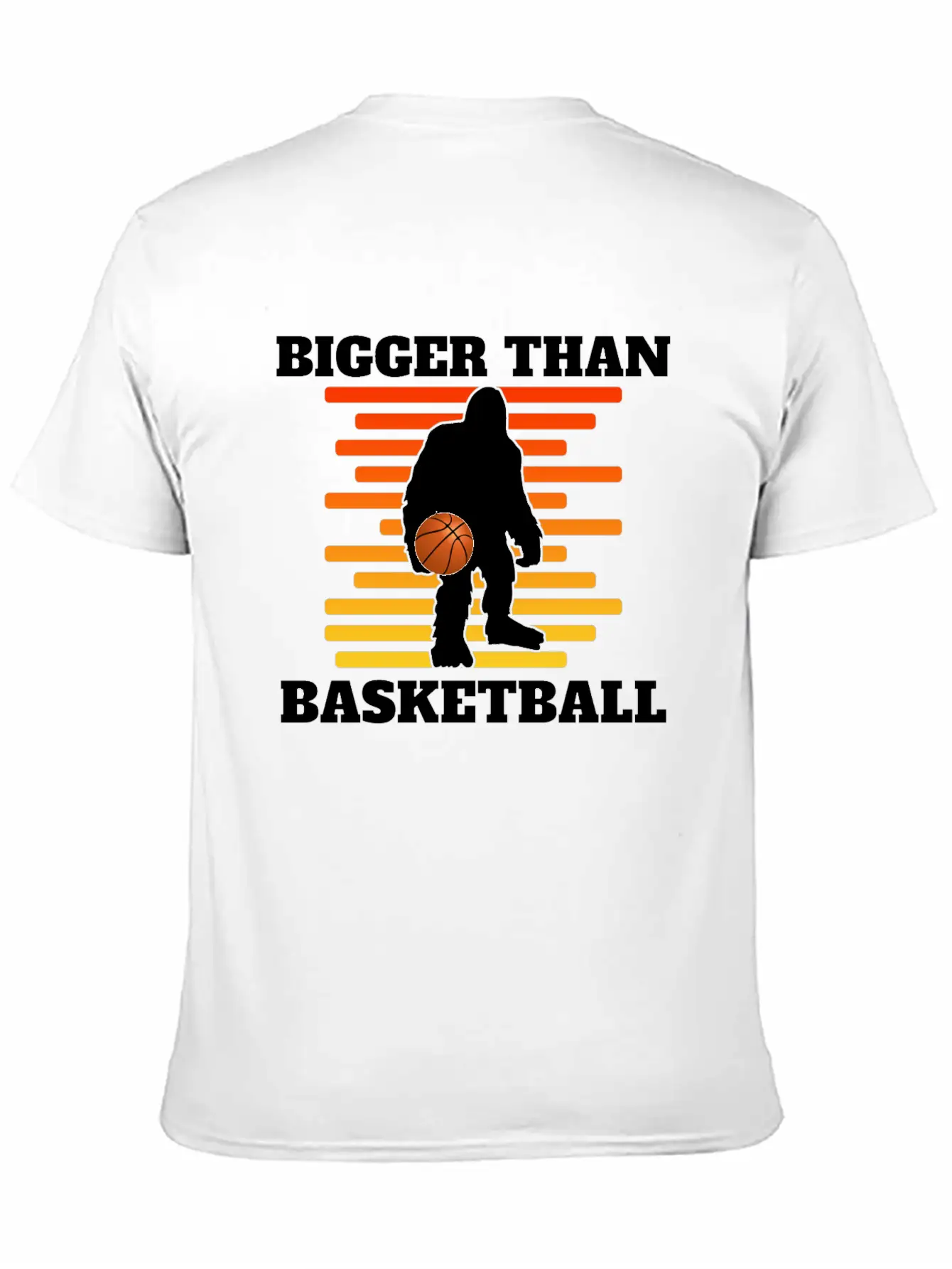 Bigger Than Basketball (Yeti) Breathable Graphic T-Shirt – Perfect For Casual Days