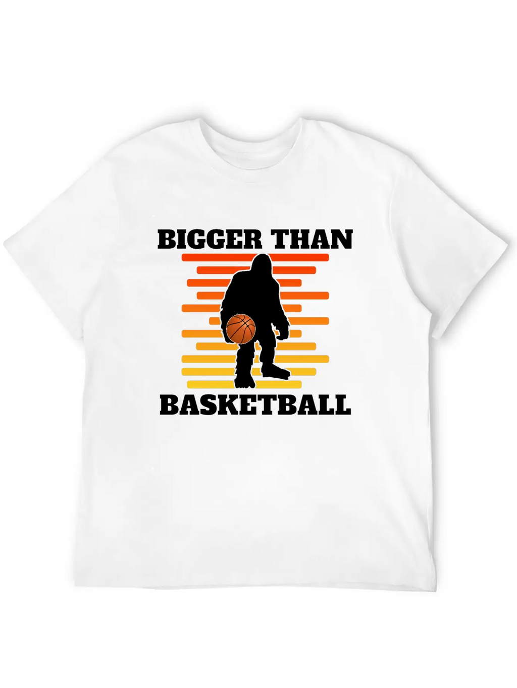 Bigger Than Basketball (Yeti) Breathable Graphic T-Shirt – Perfect For Casual Days