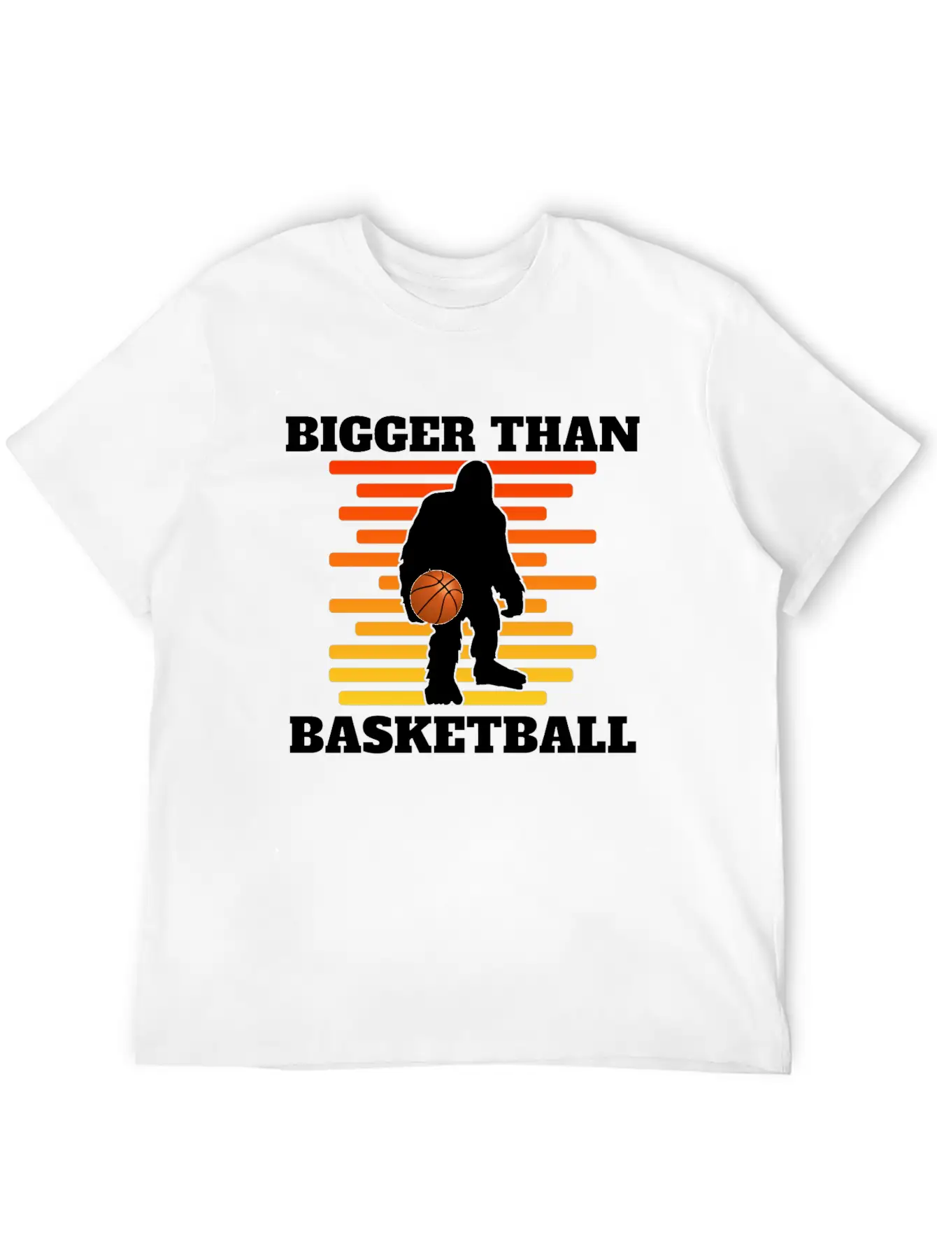 Bigger Than Basketball (Yeti) Breathable Graphic T-Shirt – Perfect For Casual Days