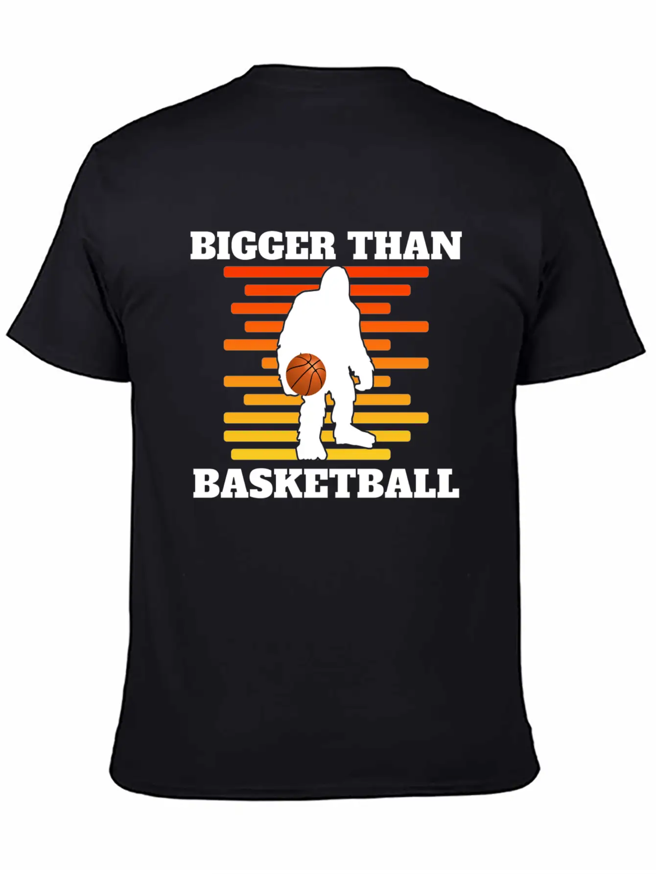 Bigger Than Basketball (Yeti) Breathable Graphic T-Shirt – Perfect For Casual Days