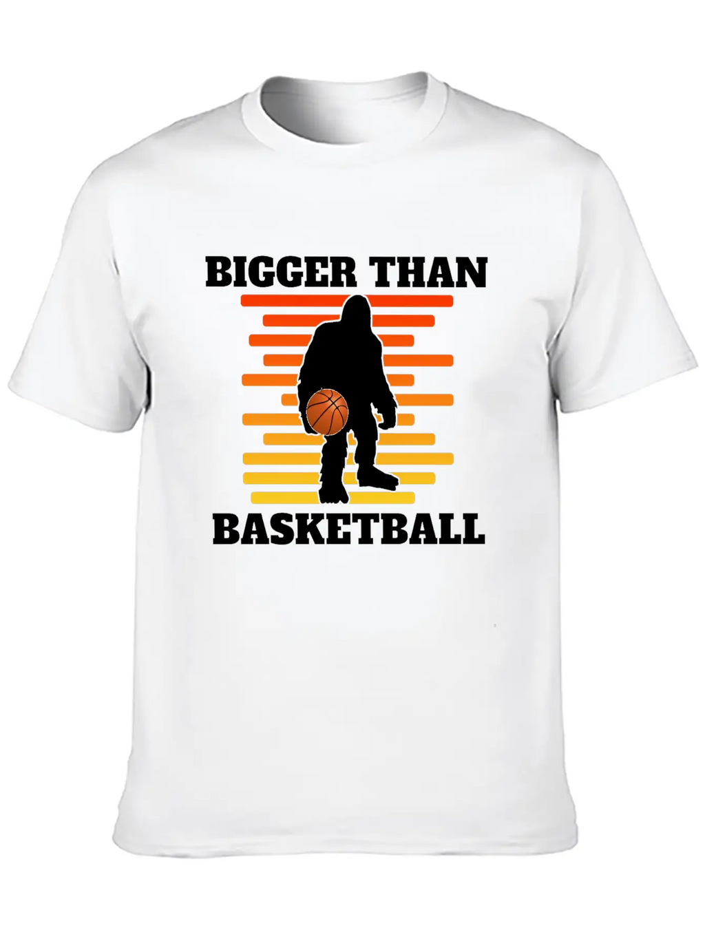 Bigger Than Basketball (Yeti) Breathable Graphic T-Shirt – Perfect For Casual Days