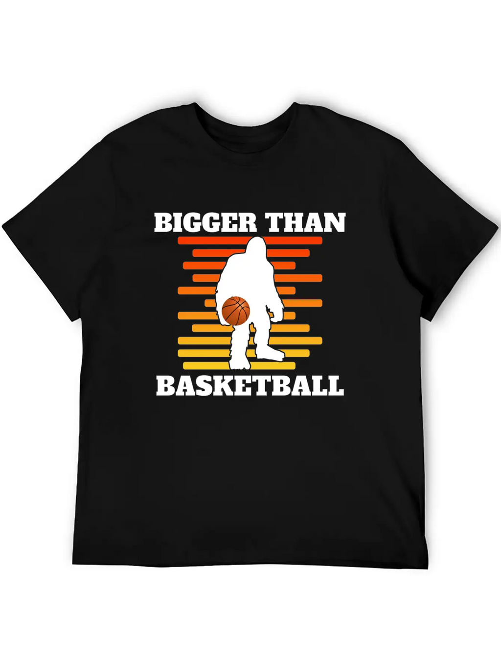 Bigger Than Basketball (Yeti) Breathable Graphic T-Shirt – Perfect For Casual Days
