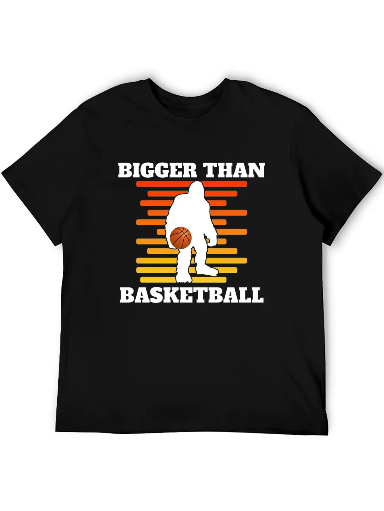 Bigger Than Basketball (Yeti) Breathable Graphic T-Shirt – Perfect For Casual Days