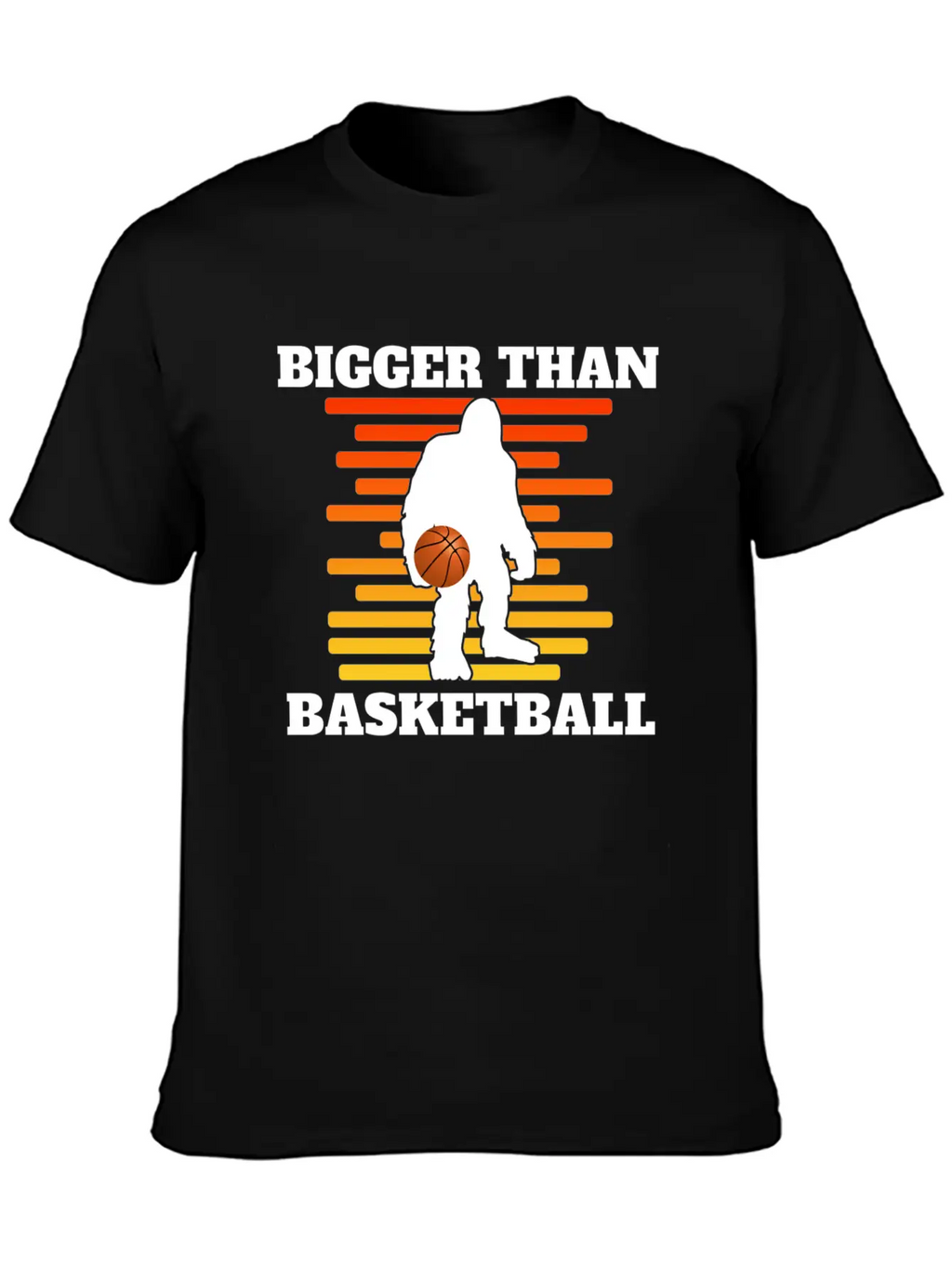 Bigger Than Basketball (Yeti) Breathable Graphic T-Shirt – Perfect For Casual Days