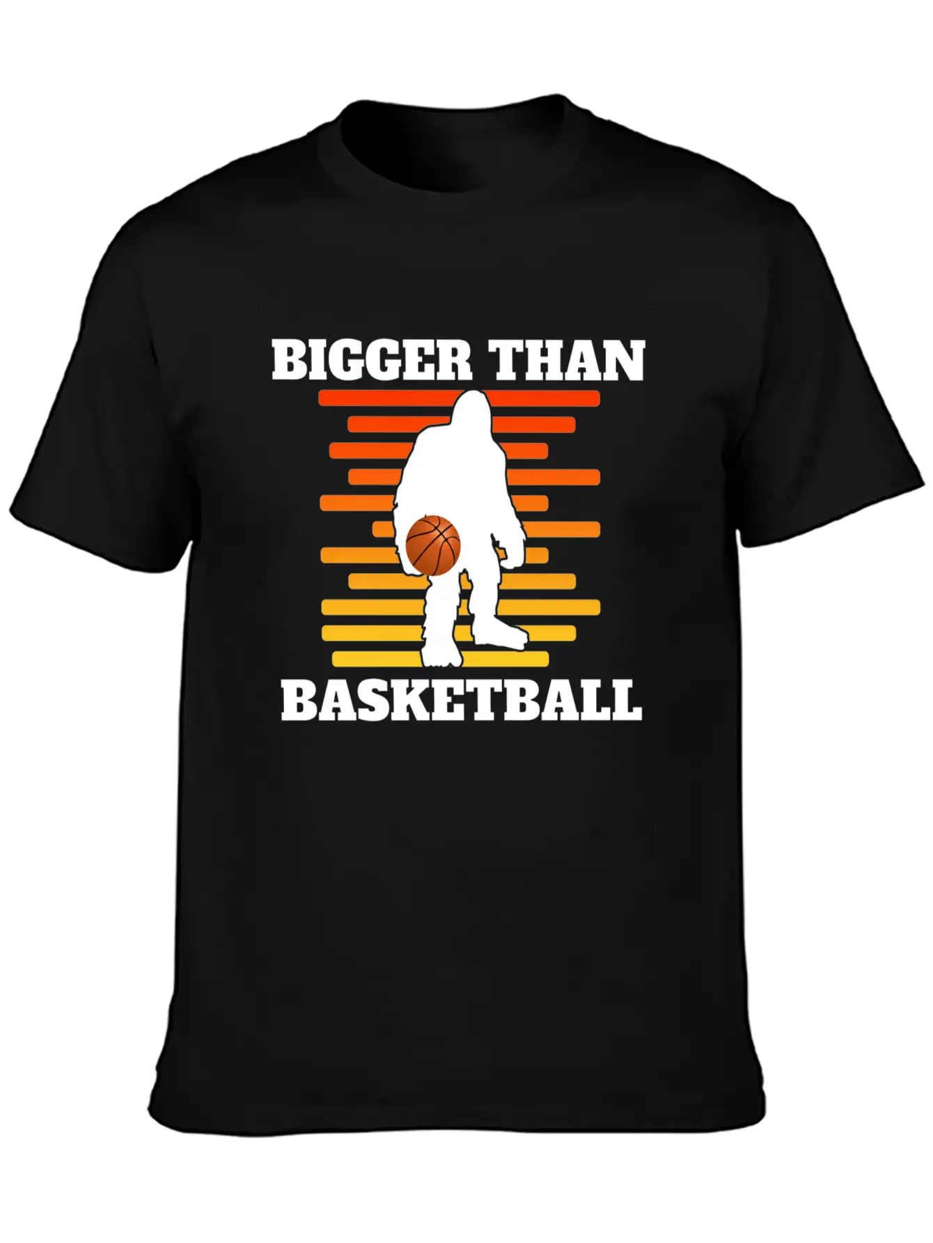 Bigger Than Basketball (Yeti) Breathable Graphic T-Shirt – Perfect For Casual Days