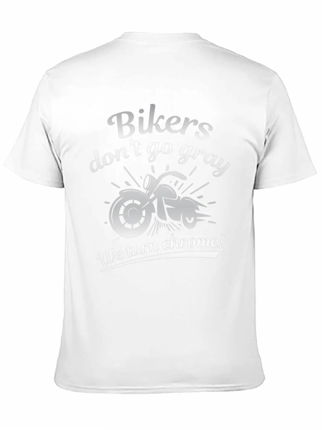 Bikers Don’t Go Gray Classic Cotton Tee – Unisex Comfort For Any Season