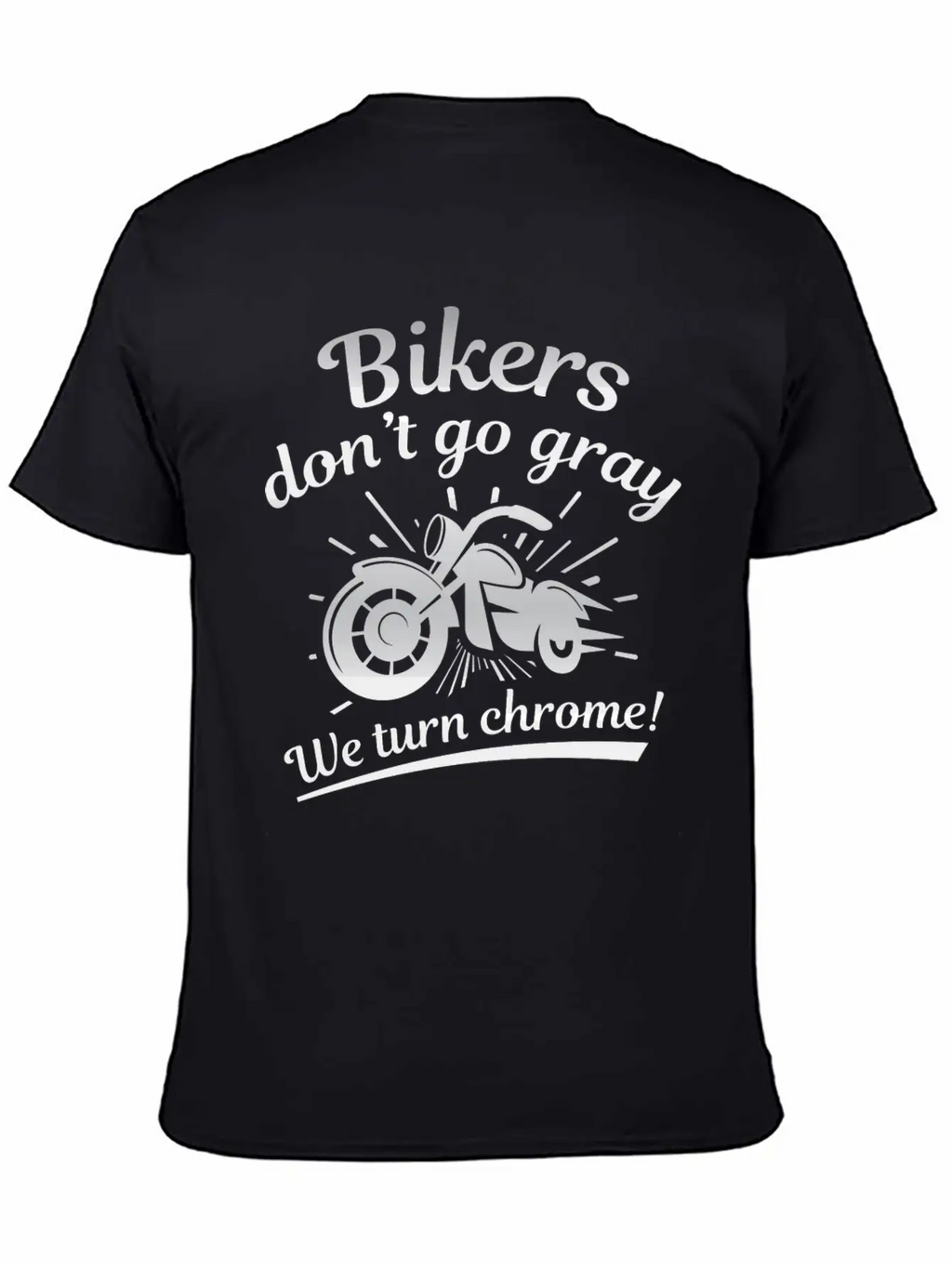 Bikers Don’t Go Gray Classic Cotton Tee – Unisex Comfort For Any Season