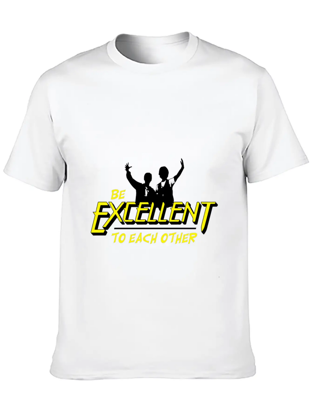 Bill And Ted Be Excellent To Each Other T Shirt Relaxed Everyday Tee – Lightweight And Durable Cotton