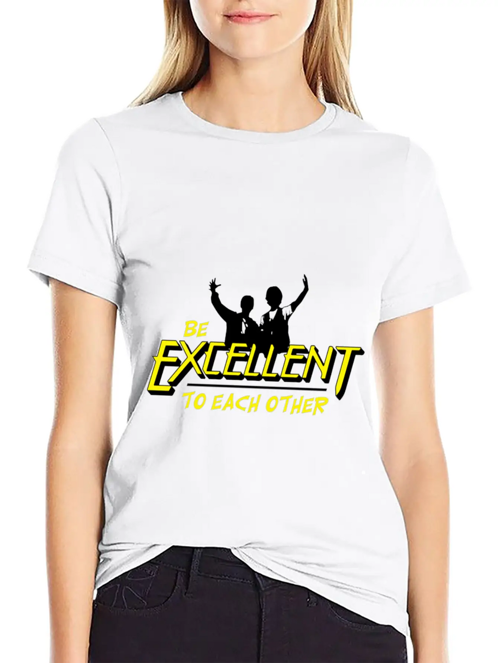 Bill And Ted Be Excellent To Each Other T Shirt Relaxed Everyday Tee – Lightweight And Durable Cotton