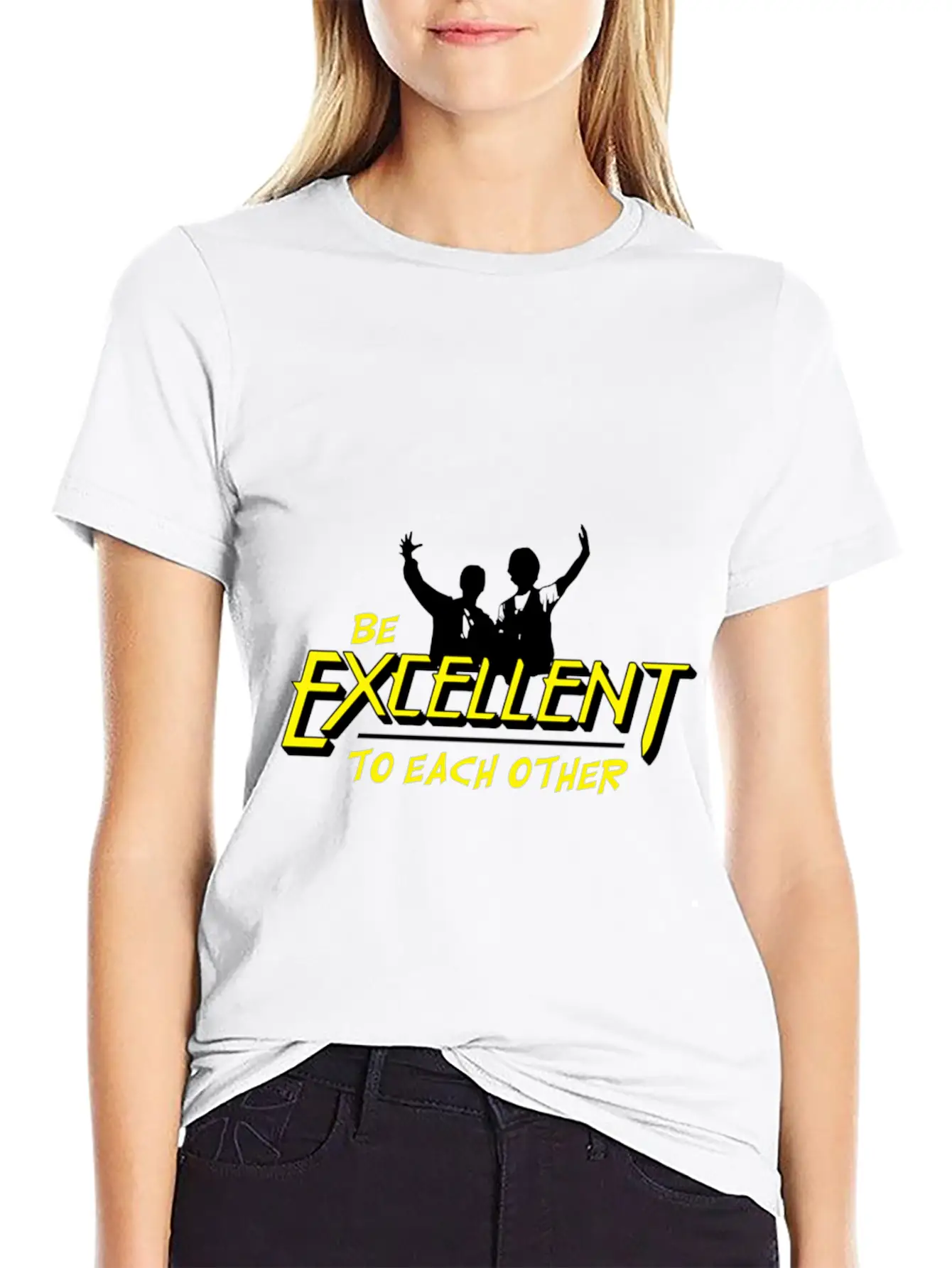 Bill And Ted Be Excellent To Each Other T Shirt Relaxed Everyday Tee – Lightweight And Durable Cotton
