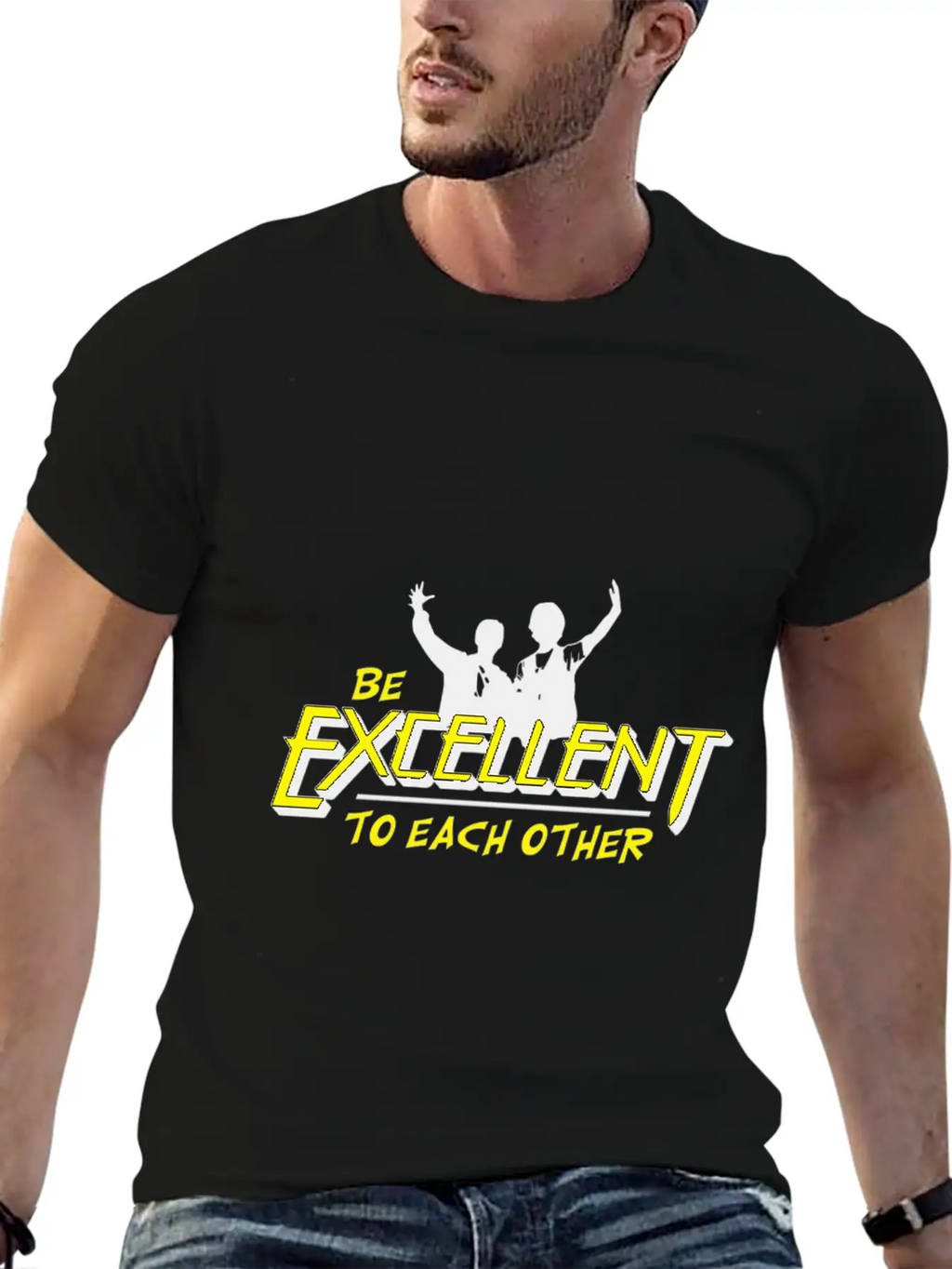 Bill And Ted Be Excellent To Each Other T Shirt Relaxed Everyday Tee – Lightweight And Durable Cotton