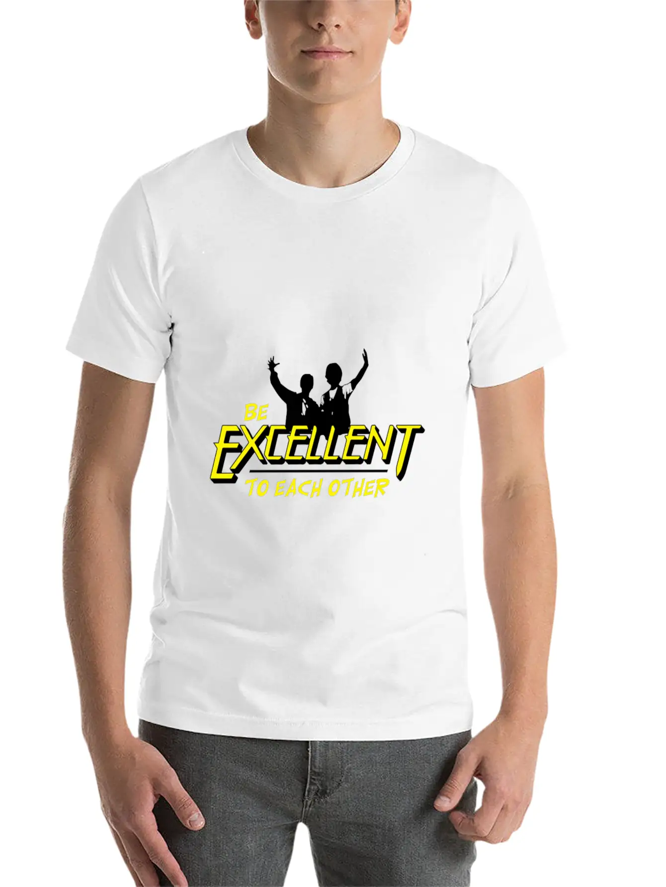 Bill And Ted Be Excellent To Each Other T Shirt Relaxed Everyday Tee – Lightweight And Durable Cotton