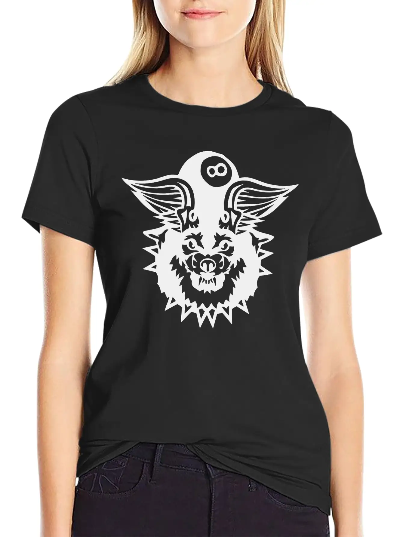 Billards Snooker Wing Wolf Logo Sports Stylish Everyday T-Shirt – Unisex Basic Cotton Tee